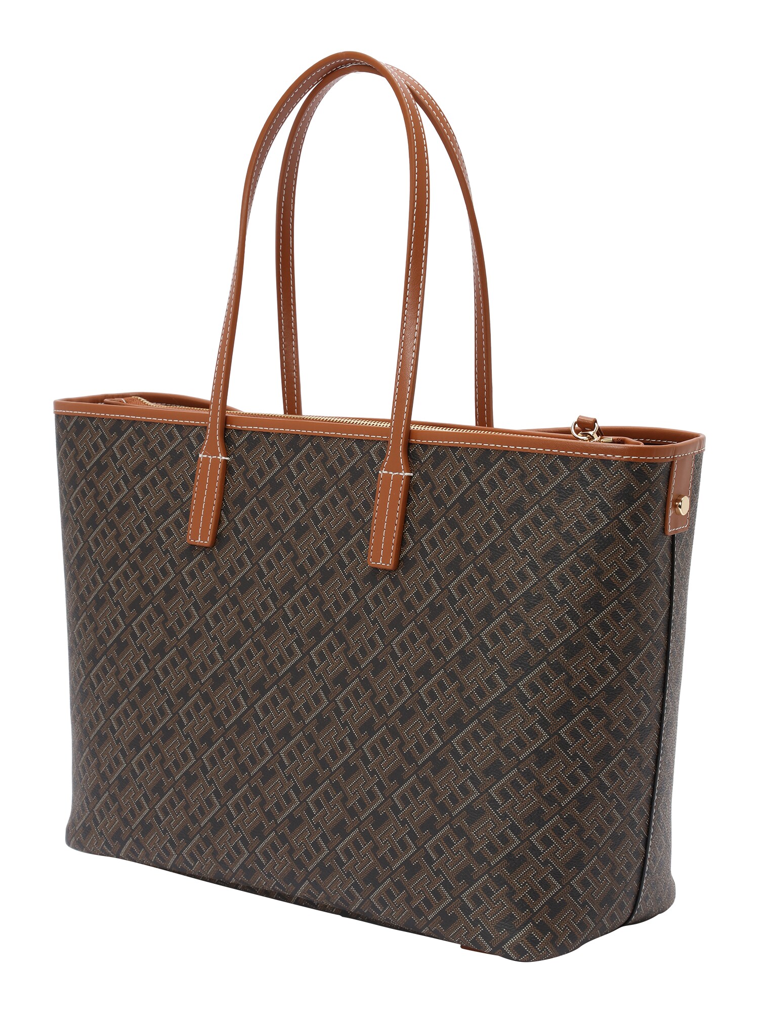 TOMMY HILFIGER Shopper koňaková / hnedá / čierna / biela (obrázok 5)