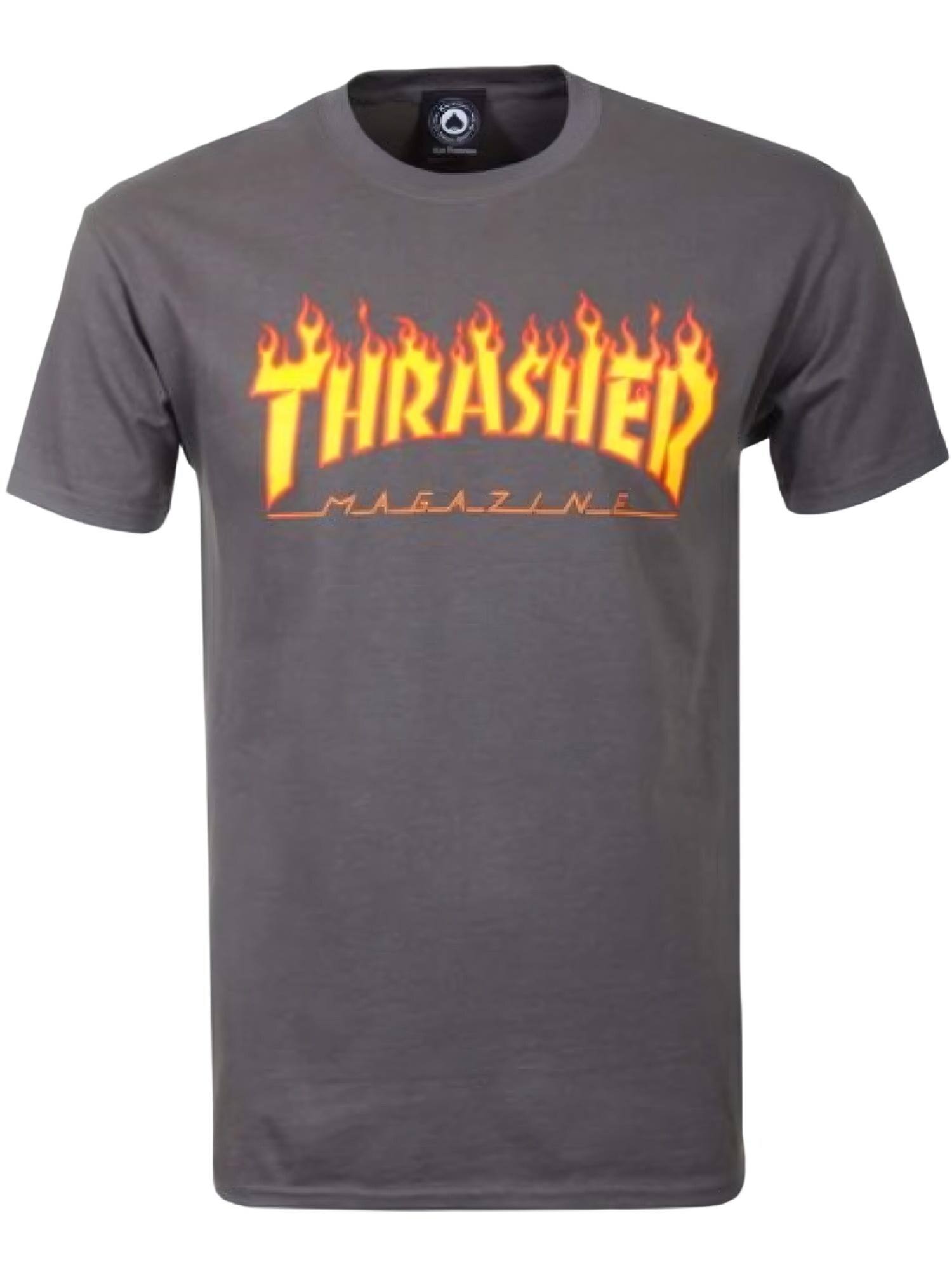 THRASHER Camiseta 'FLAME'  gris