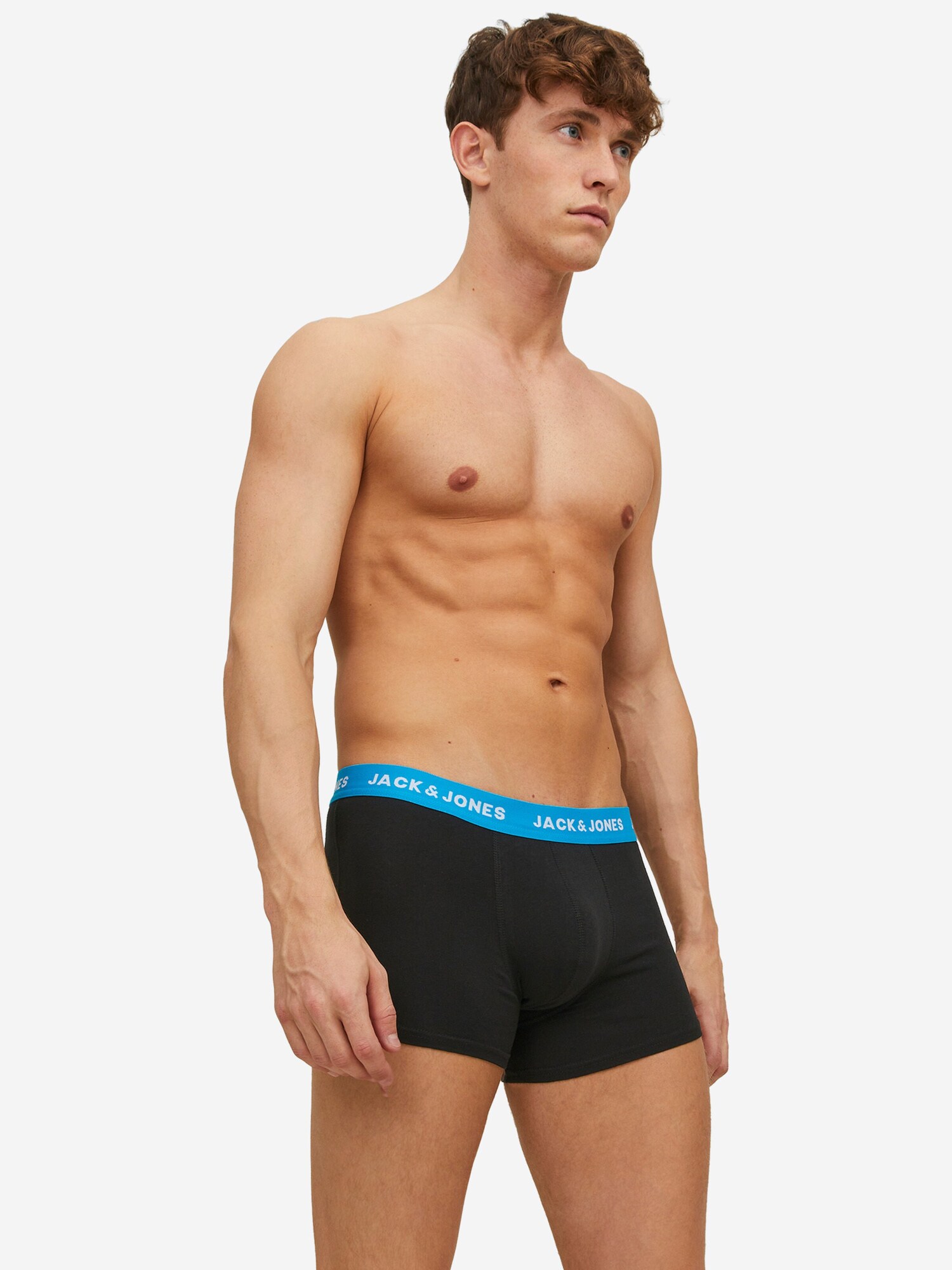 JACK & JONES Boxerky 'Sense'  modrá / čierna (obrázok 5)