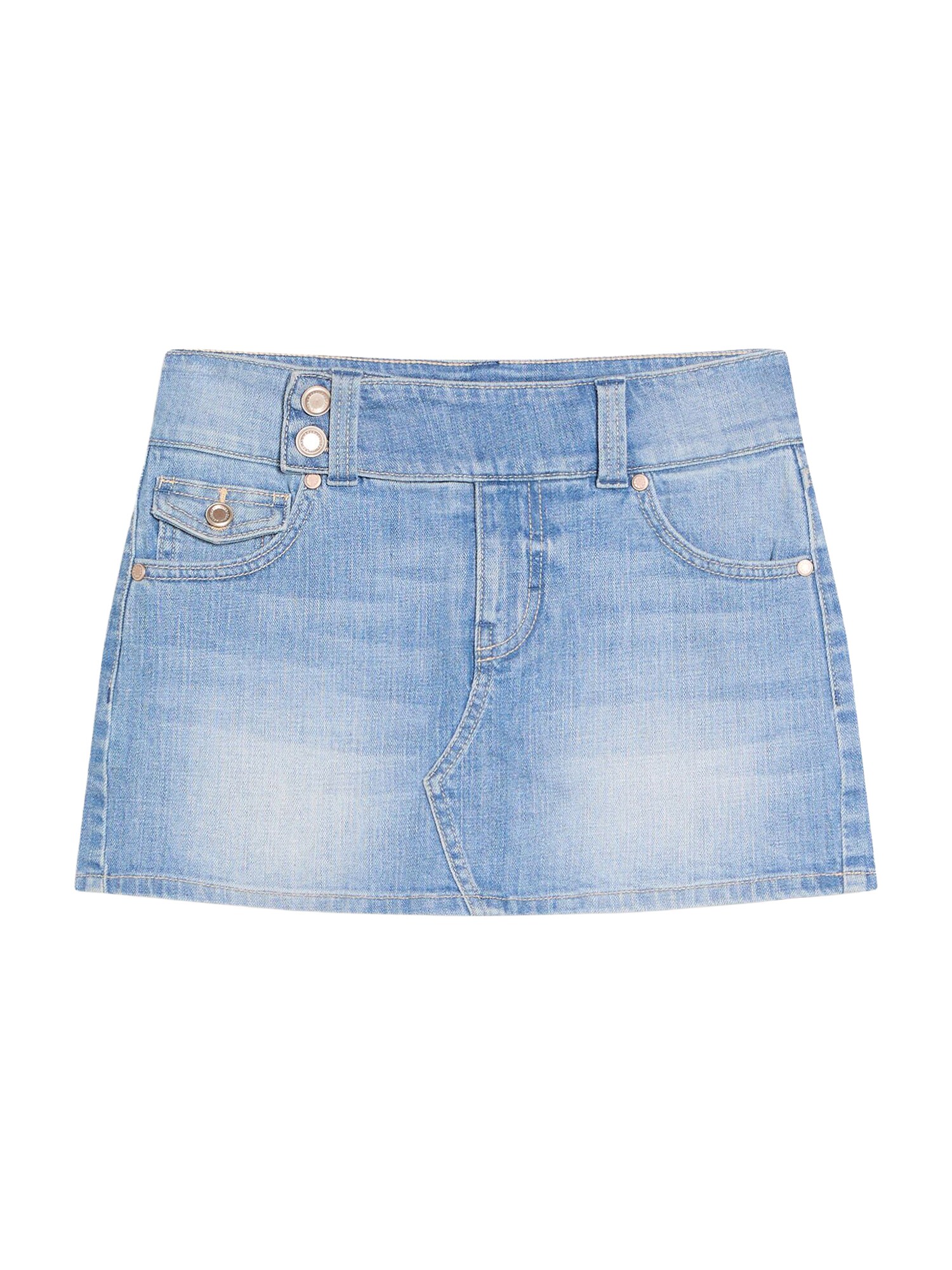 Bershka Fustă  albastru deschis