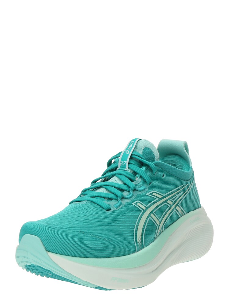 ASICS Laufschuh 'Gel-Nimbus 27' Herren Größe 44 türkis / pastellgrün