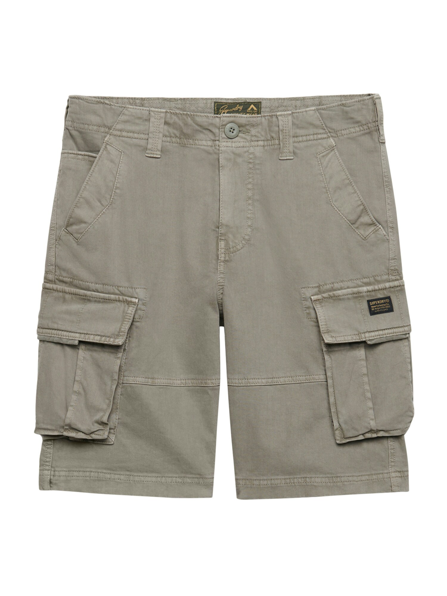 Superdry & Co Pantaloni cu buzunare CORE  kaki