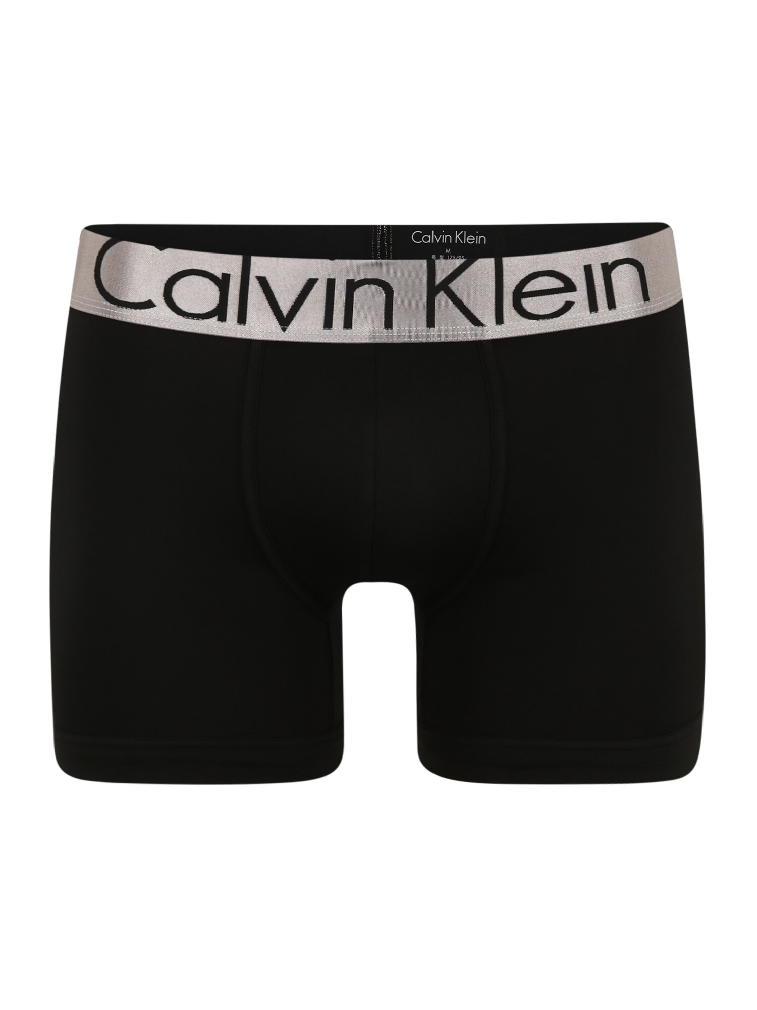 Calvin Klein Underwear Boxer trumpikės  juoda / platininė spalva
