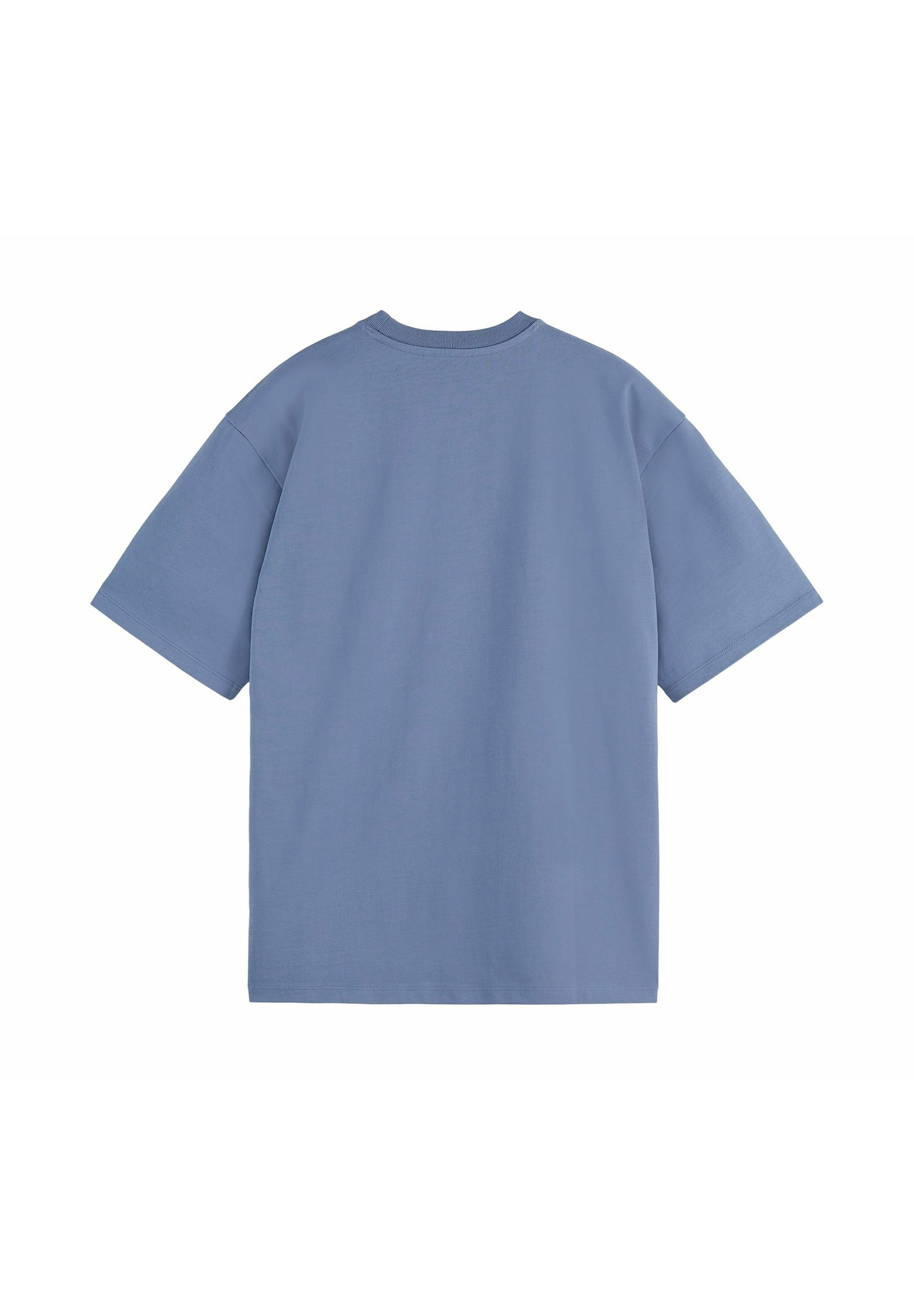 SCOTCH & SODA Camiseta 'SEASONAL CORE 3' azul paloma – imagen 2