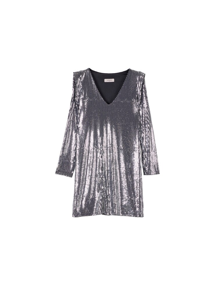 Camomilla Italia Abendkleid 'ADELE' Damen Größe 42 silber Winterkleid