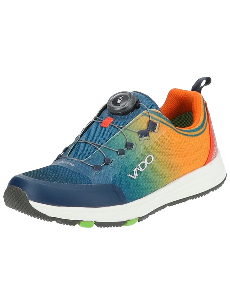 Vado Sneaker Jungen Größe 33 zitrone / limette / petrol / smaragd / orange