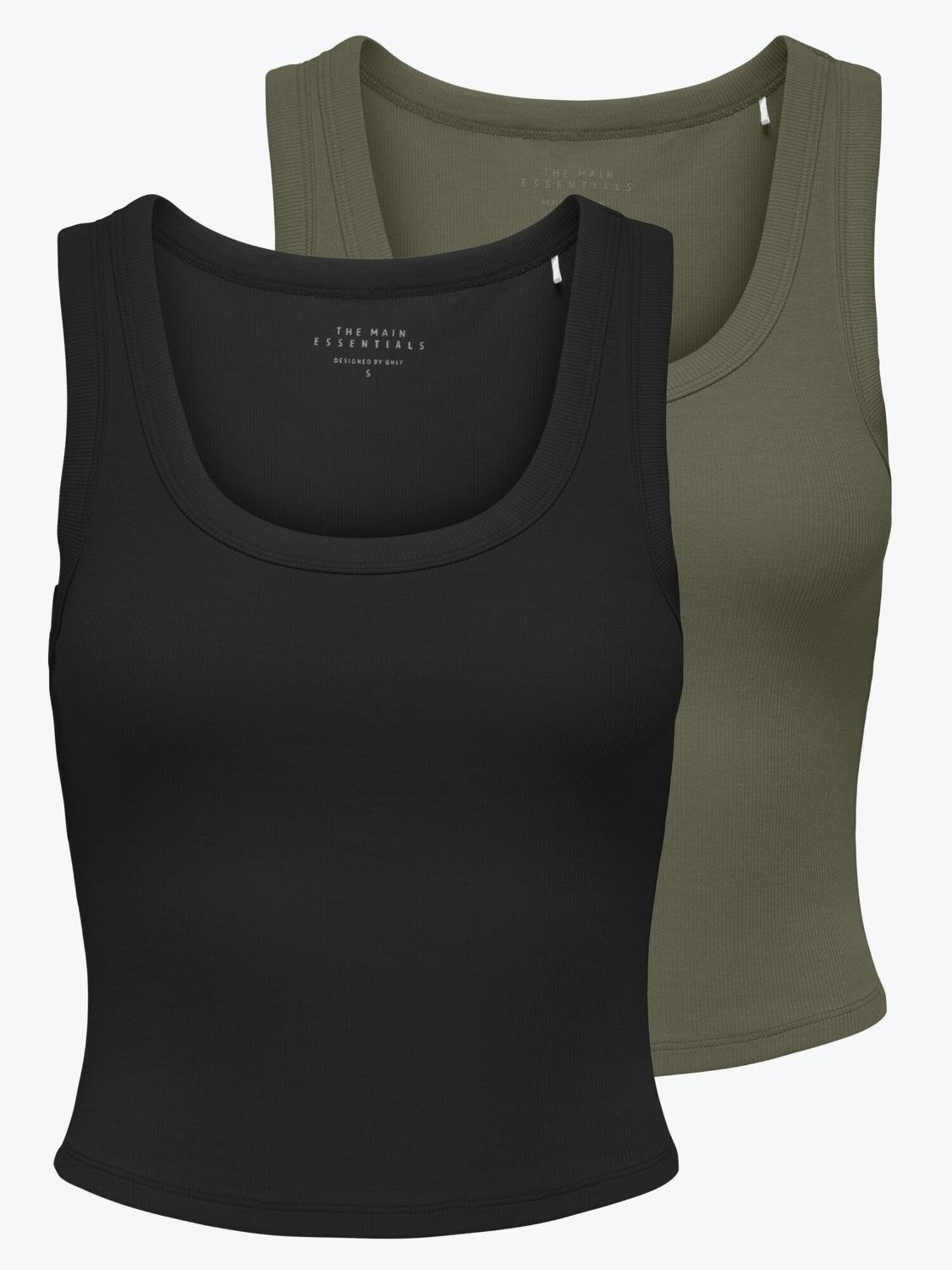ONLY Top 'ONLEasy'  khaki / fekete akciós termékkép 1