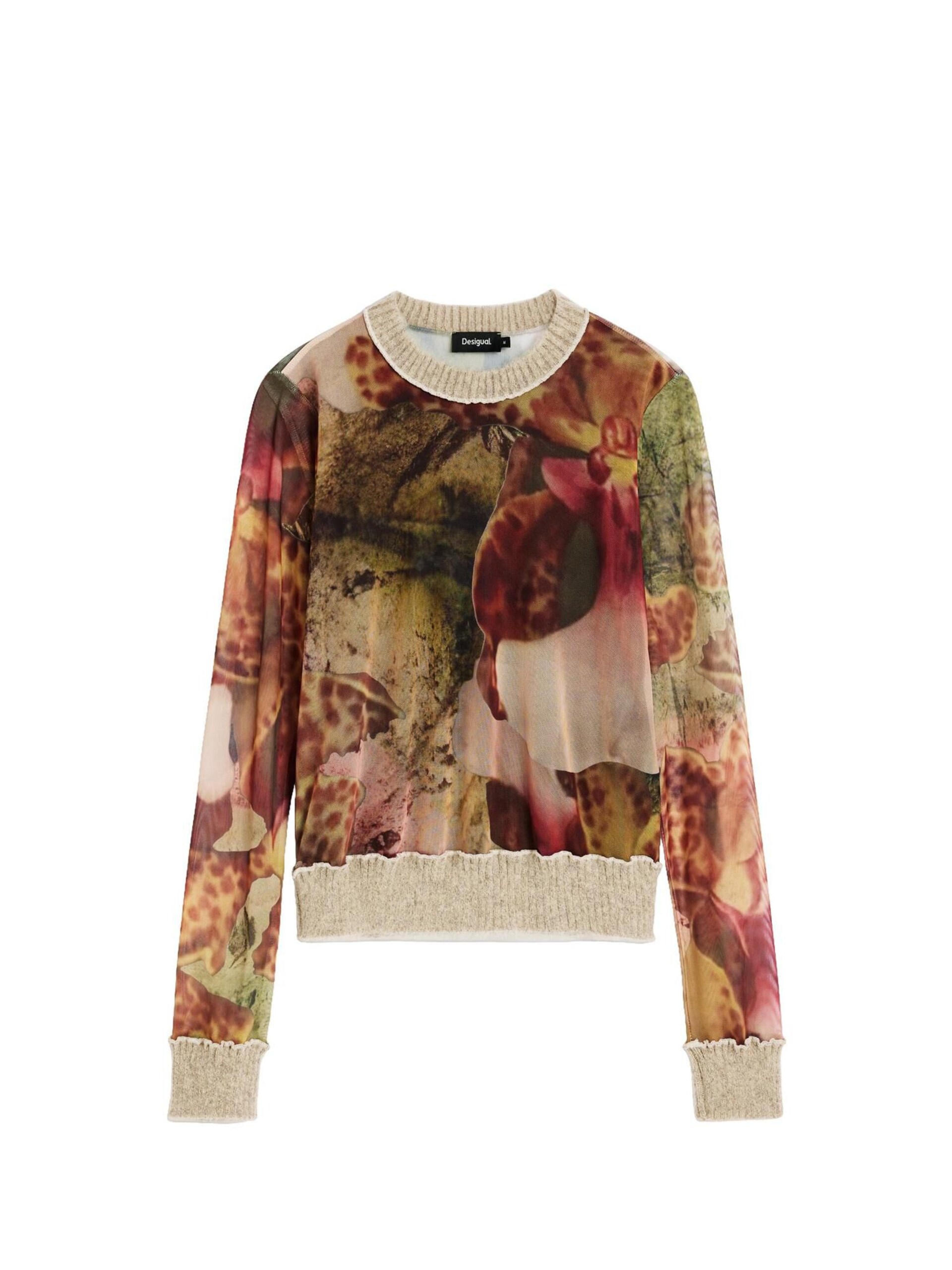 Desigual Långärmade T-shirts TS_ORCHIDS_LACROIX dam – bild 5