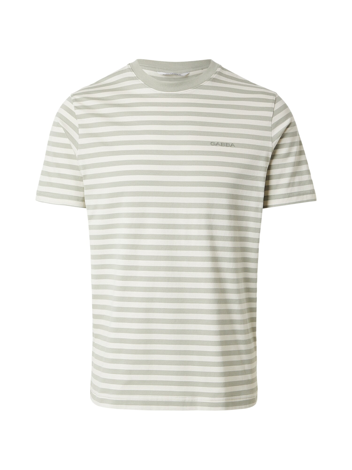 GABBA Tricou Dune  verde pastel / alb