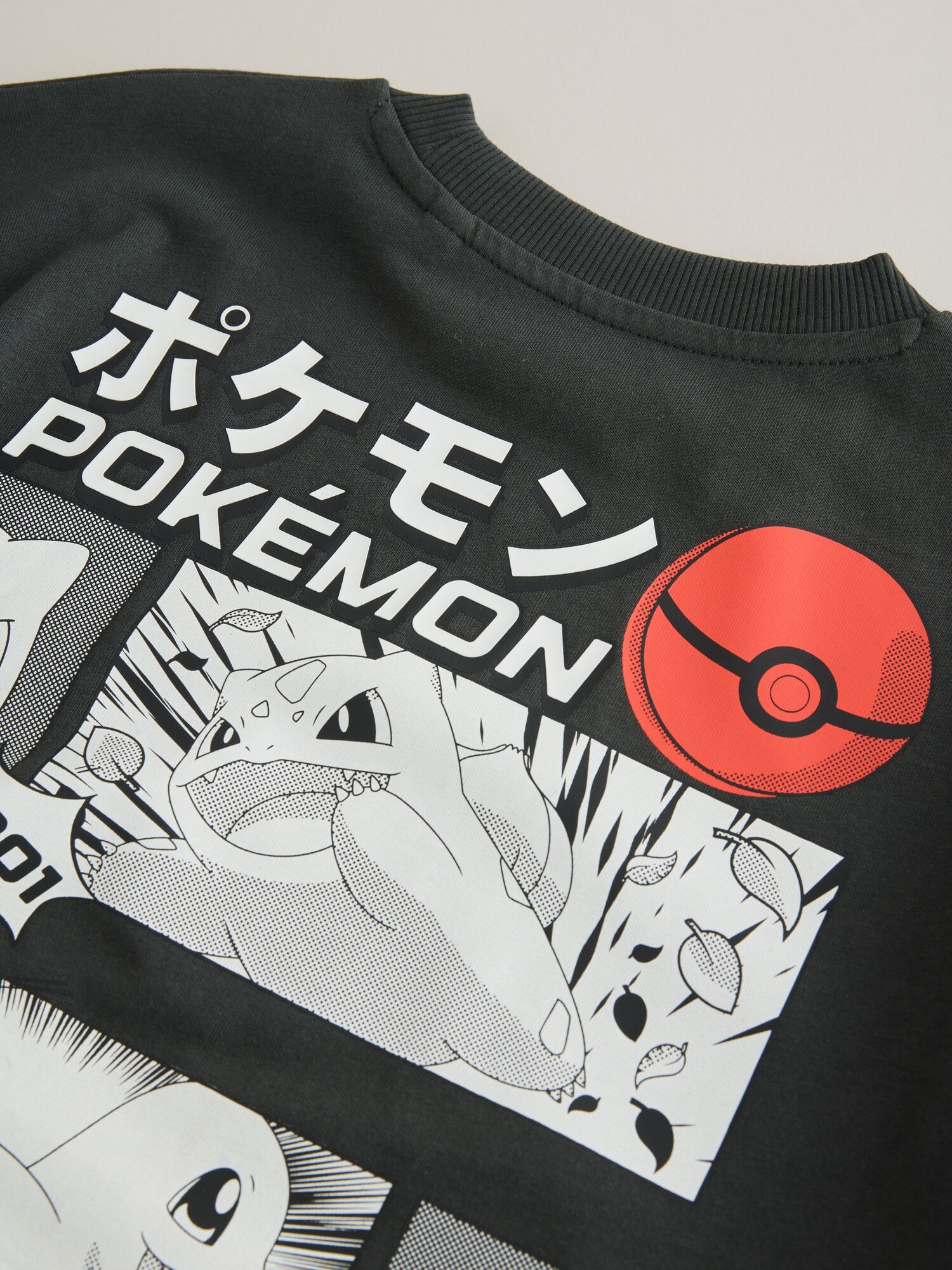 Next Camiseta 'Pokémon'  grafito / rojo / blanco – imagen 4