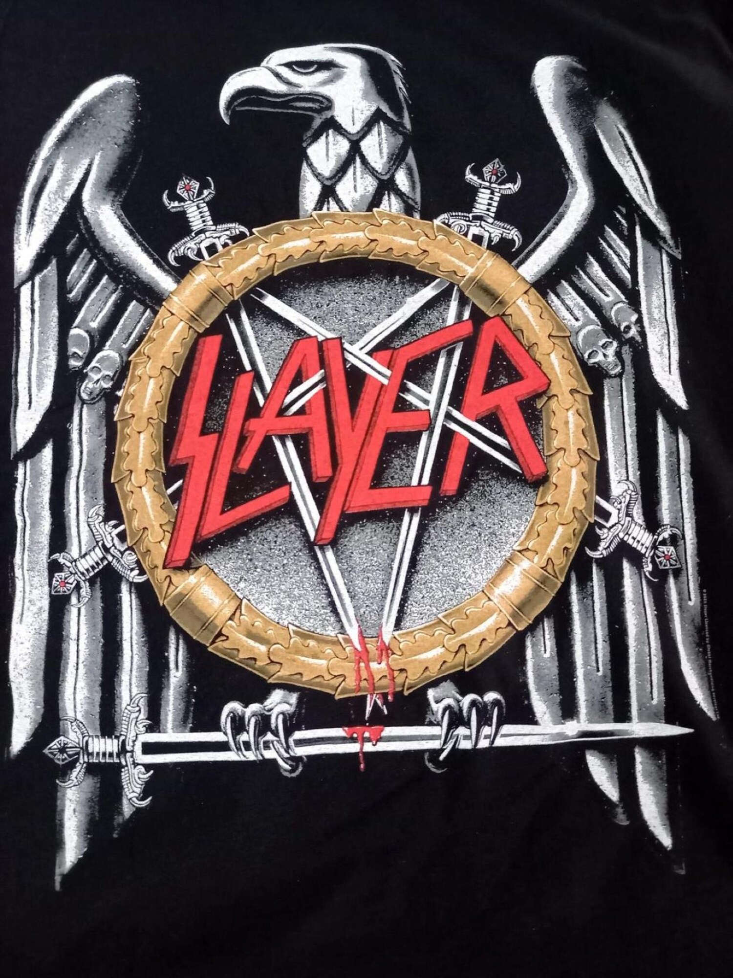 Slayer Sudadera 'Slayer Eagle'  negro – imagen 3