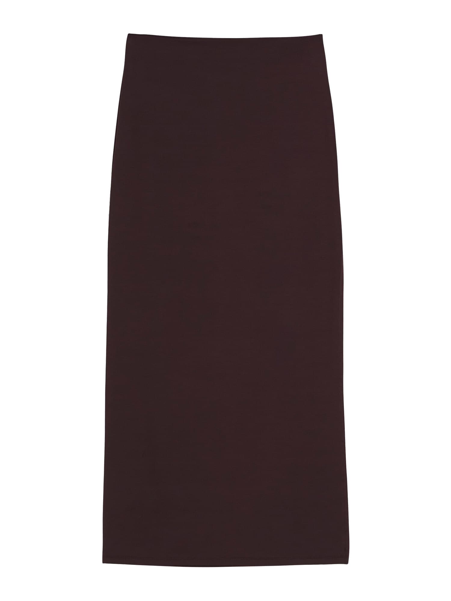 Bershka Sukňa  tmavohnedá