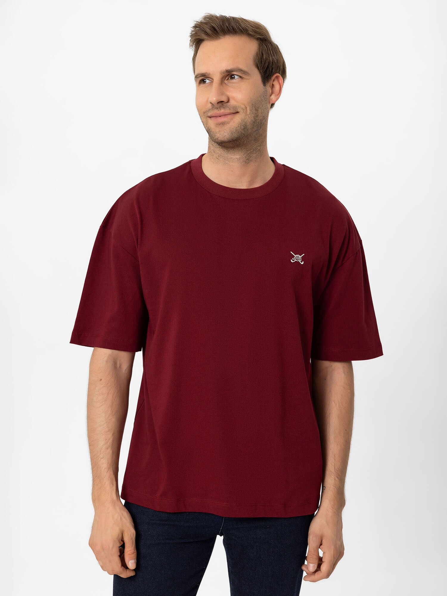 Cool Hill Póló  burgundi vörös / fekete termék 2. képe