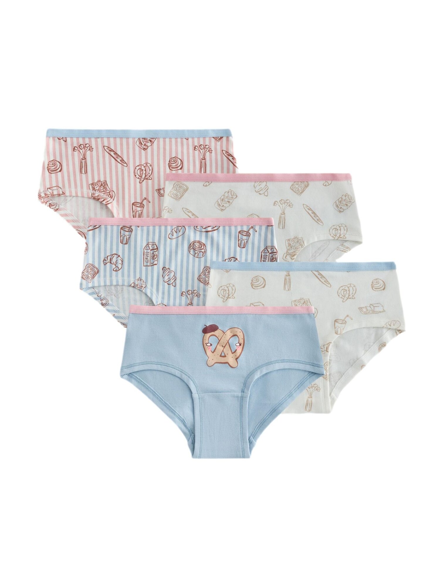 Next Onderbroek Blauw / Rosa / Wijnrood / Wit