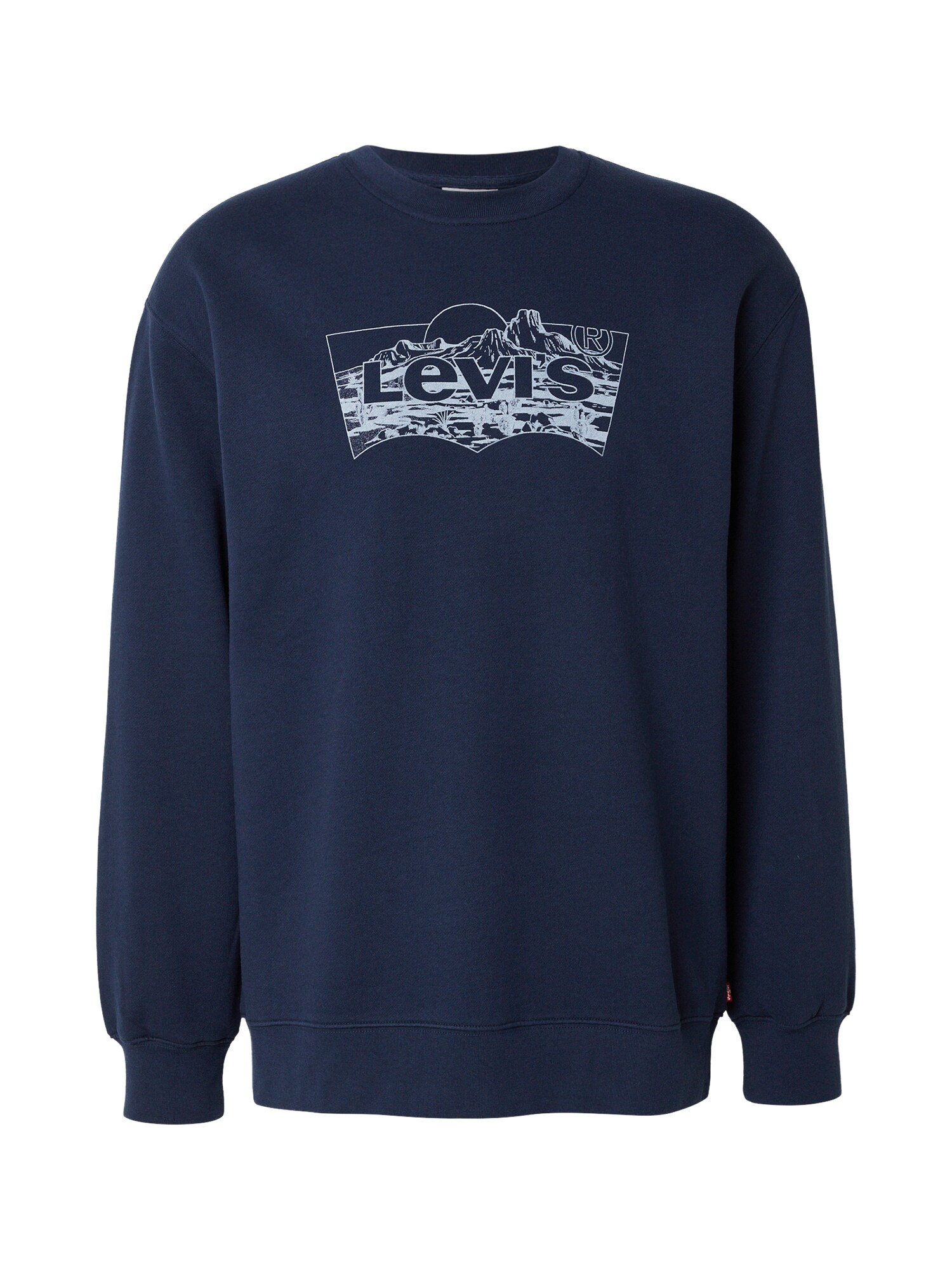LEVIS ® Bluză de molton albastru pastel / albastru închis