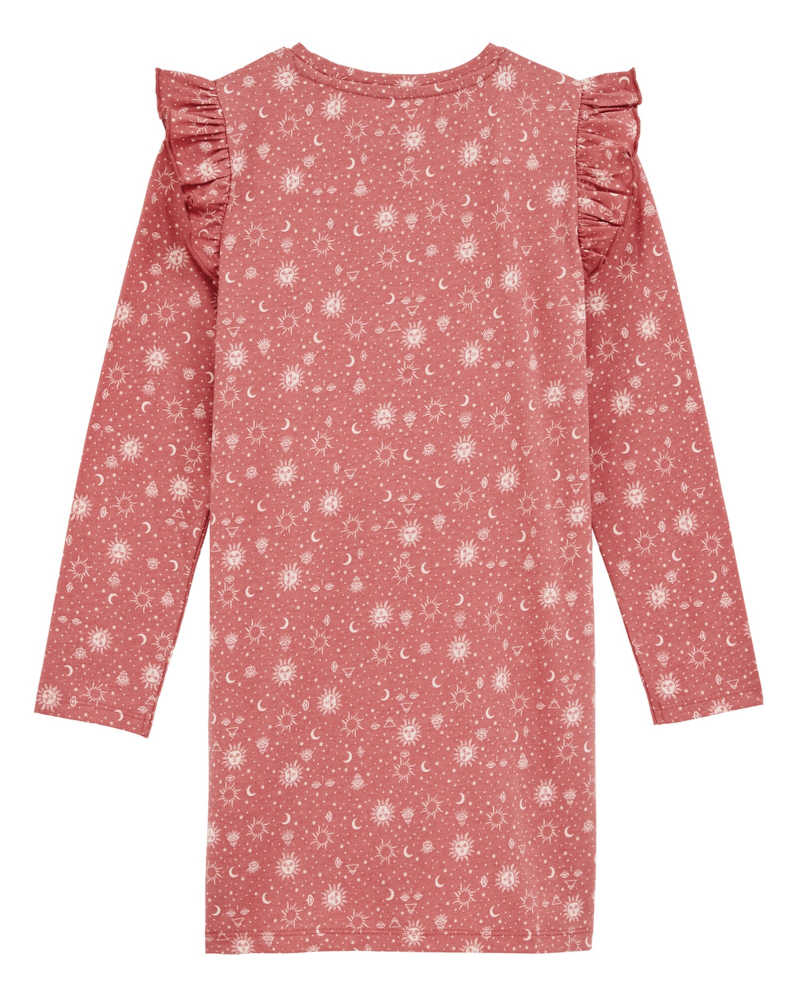 WE Fashion Nočná košieľka béžová / pastelovo oranžová (obrázok 3)