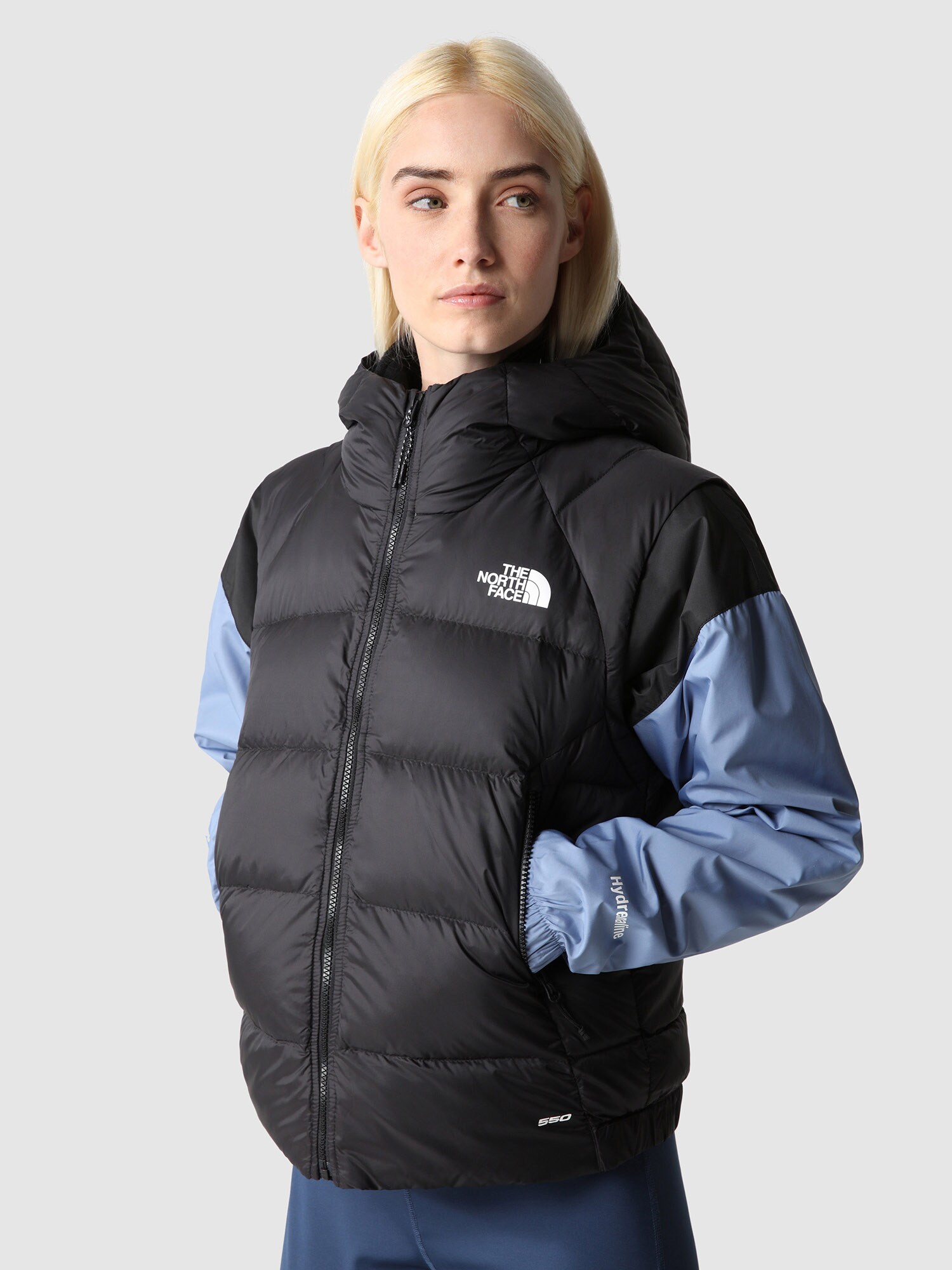 THE NORTH FACE Sportmellény 'Hyalite'  fekete / fehér termék 2. képe