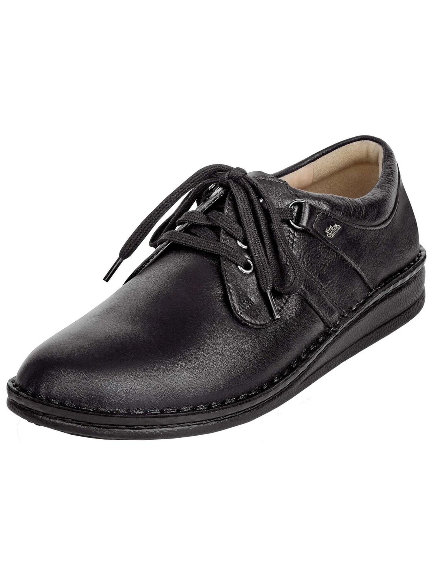Finn Comfort Veterschoen 'Schnürschuh Herren 96100-070099 Echtleder In Schwarz' Zwart