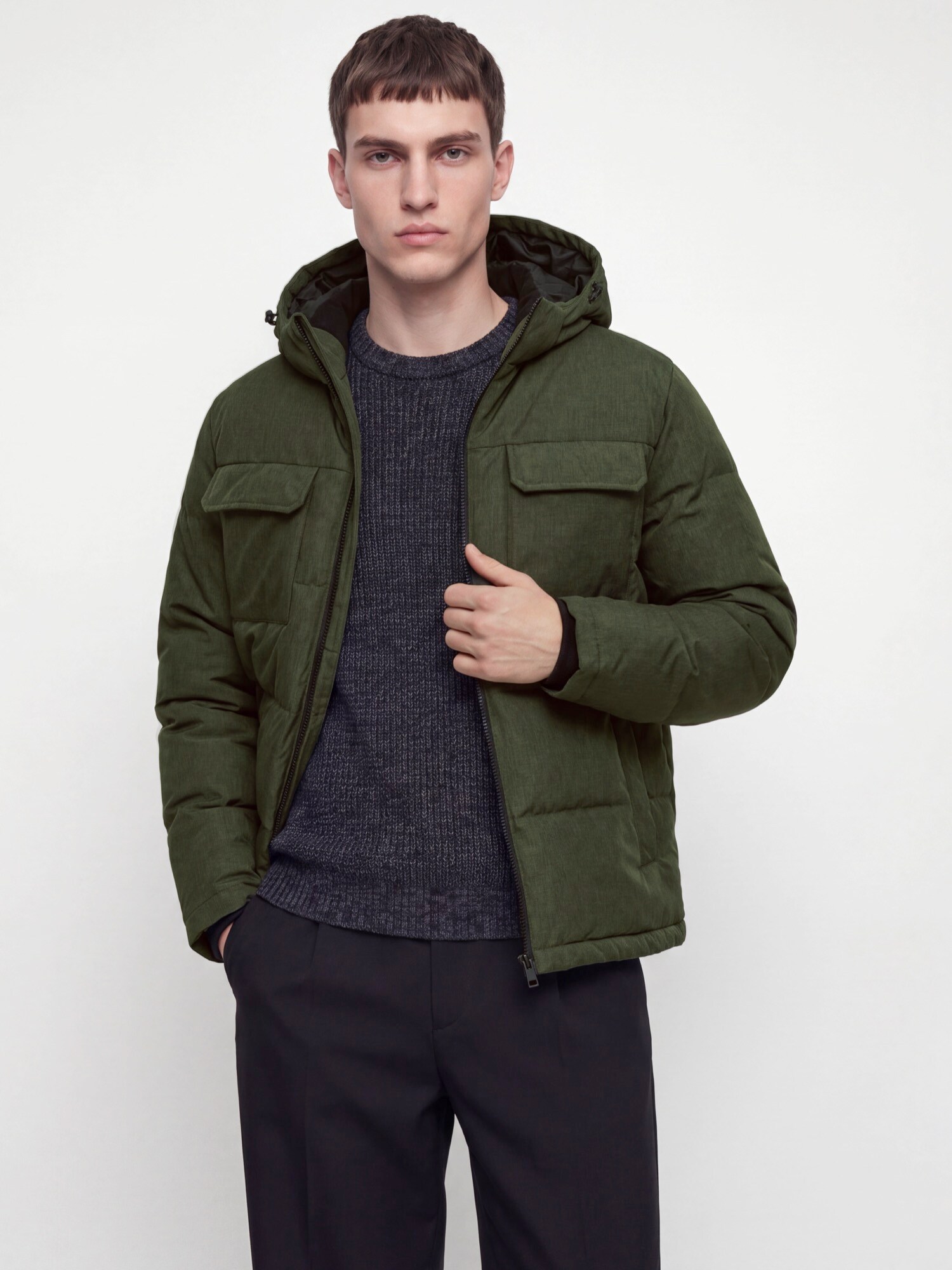JACK & JONES Geacă de iarnă JJWILLIAM oliv