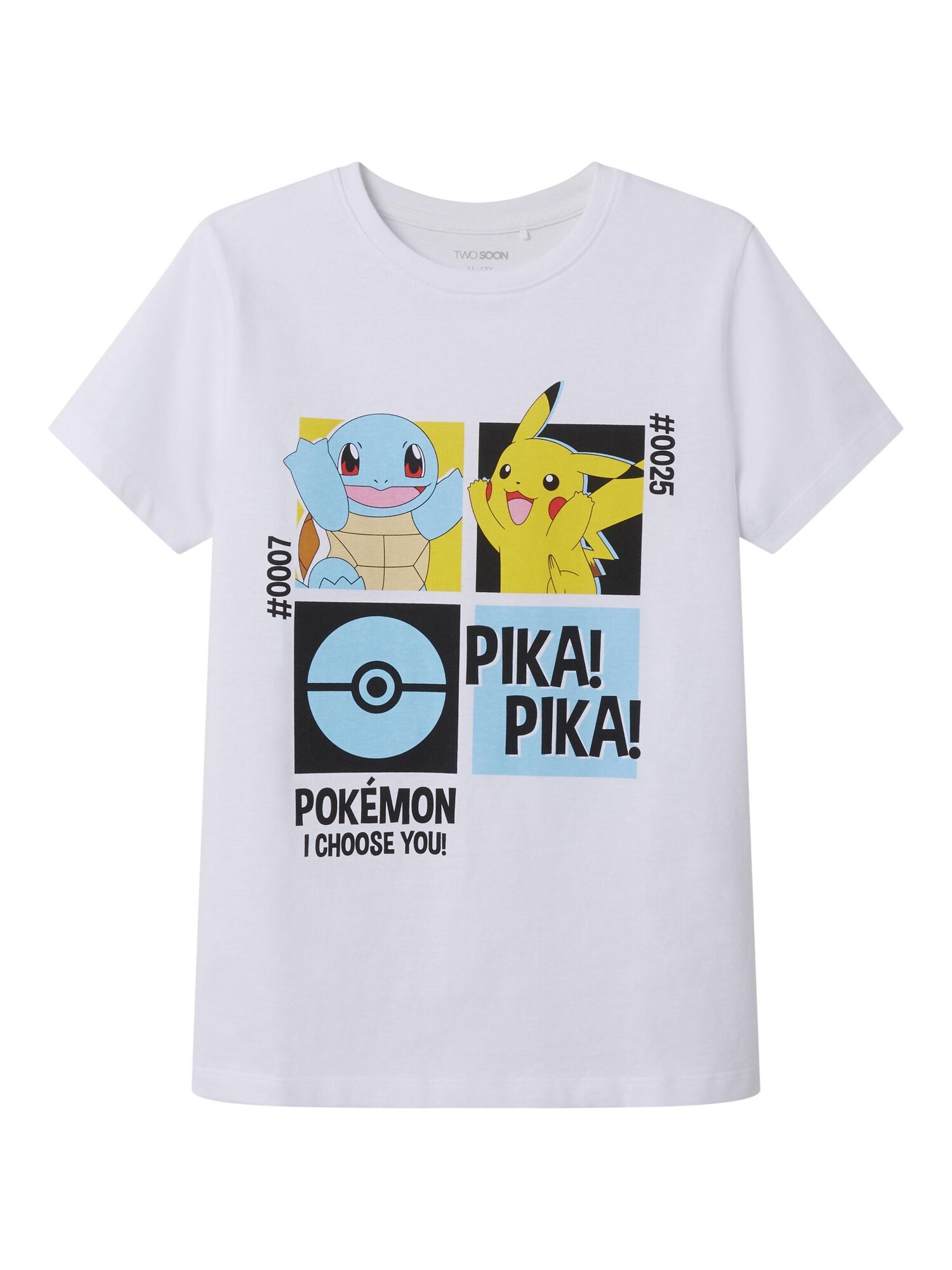 TWO SOON Tricou Pokémon  albastru marin / albastru deschis / galben / roșu / alb