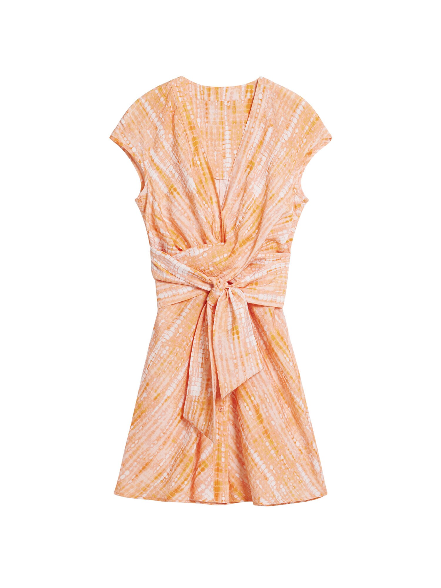 Desigual Rochie tip bluză  crem / portocaliu