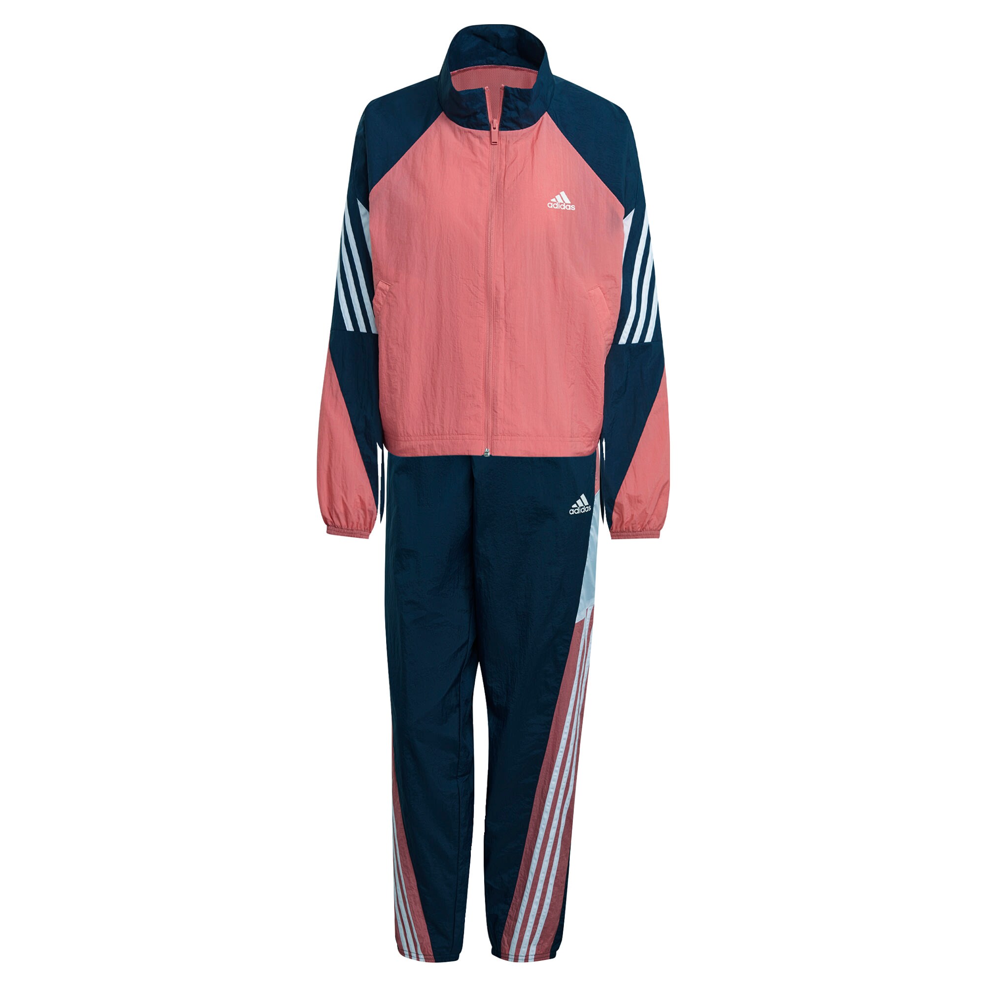 ADIDAS PERFORMANCE Treniruočių kostiumas 'GAMETI'  tamsiai mėlyna / šviesiai rožinė / balta