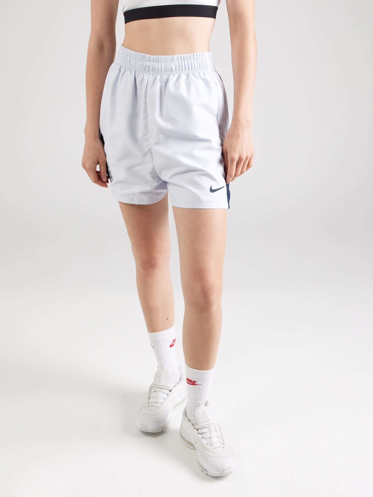 Nike Sportswear Nadrág  sötétkék / világosszürke / fehér termék 2. képe