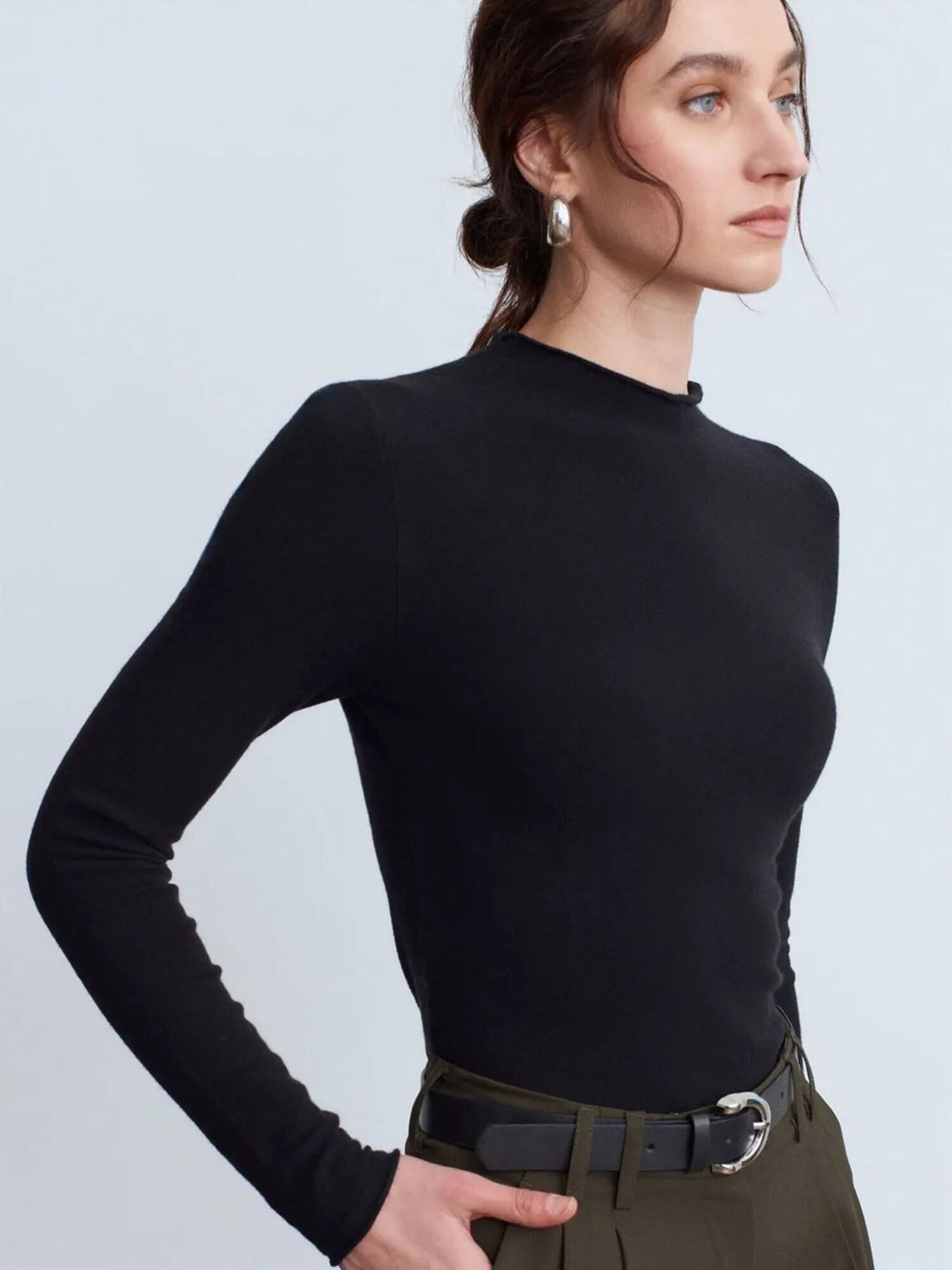 Dilvin Pulover 'Pullover' crna
