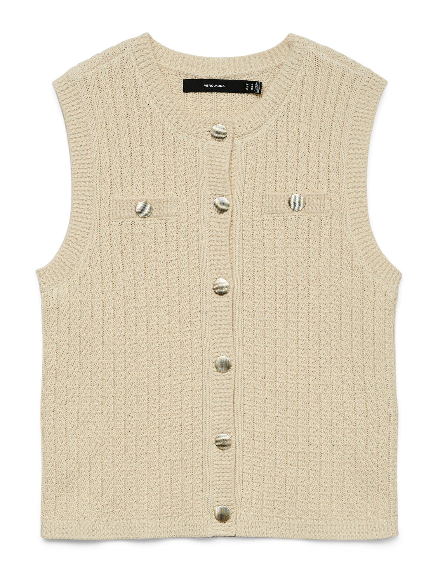 VERO MODA Geacă tricotată  bej