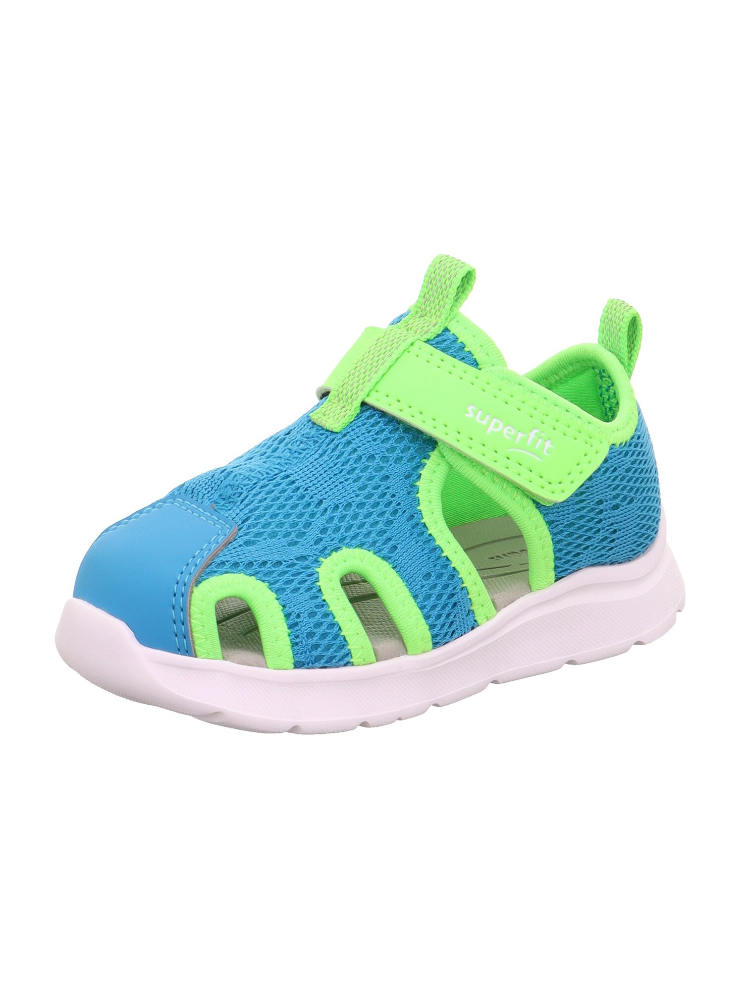 SUPERFIT Pantofi deschiși WAVE  azur / verde măr / alb