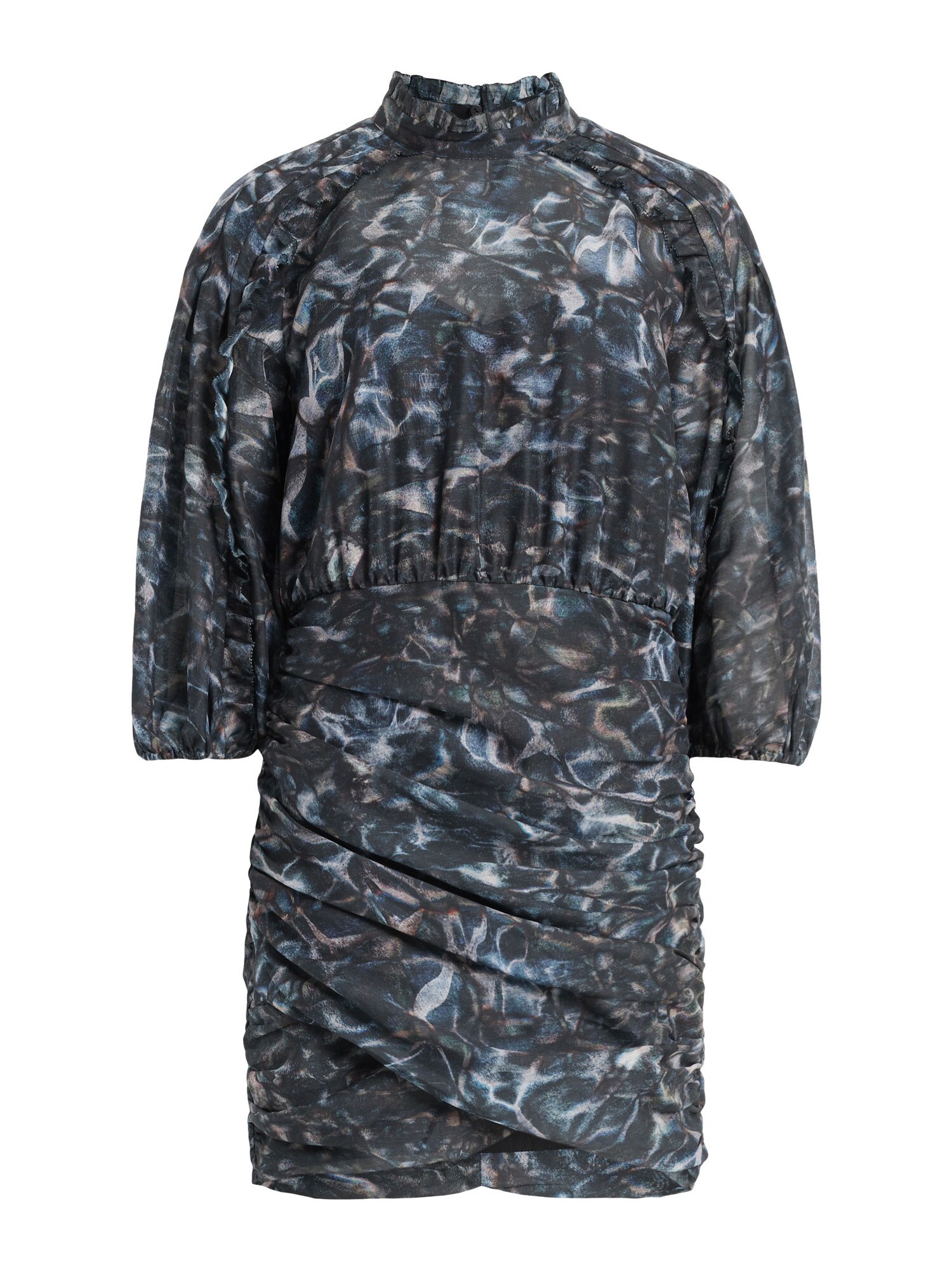 AllSaints Rochie HARLEE CALADESI  albastru deschis / albastru închis