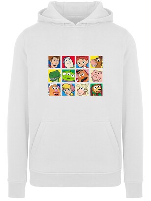 F4NT4STIC Sweatshirt ‘Toy Story Spielzeuge’ Blauw / Geel / Rood / Wit