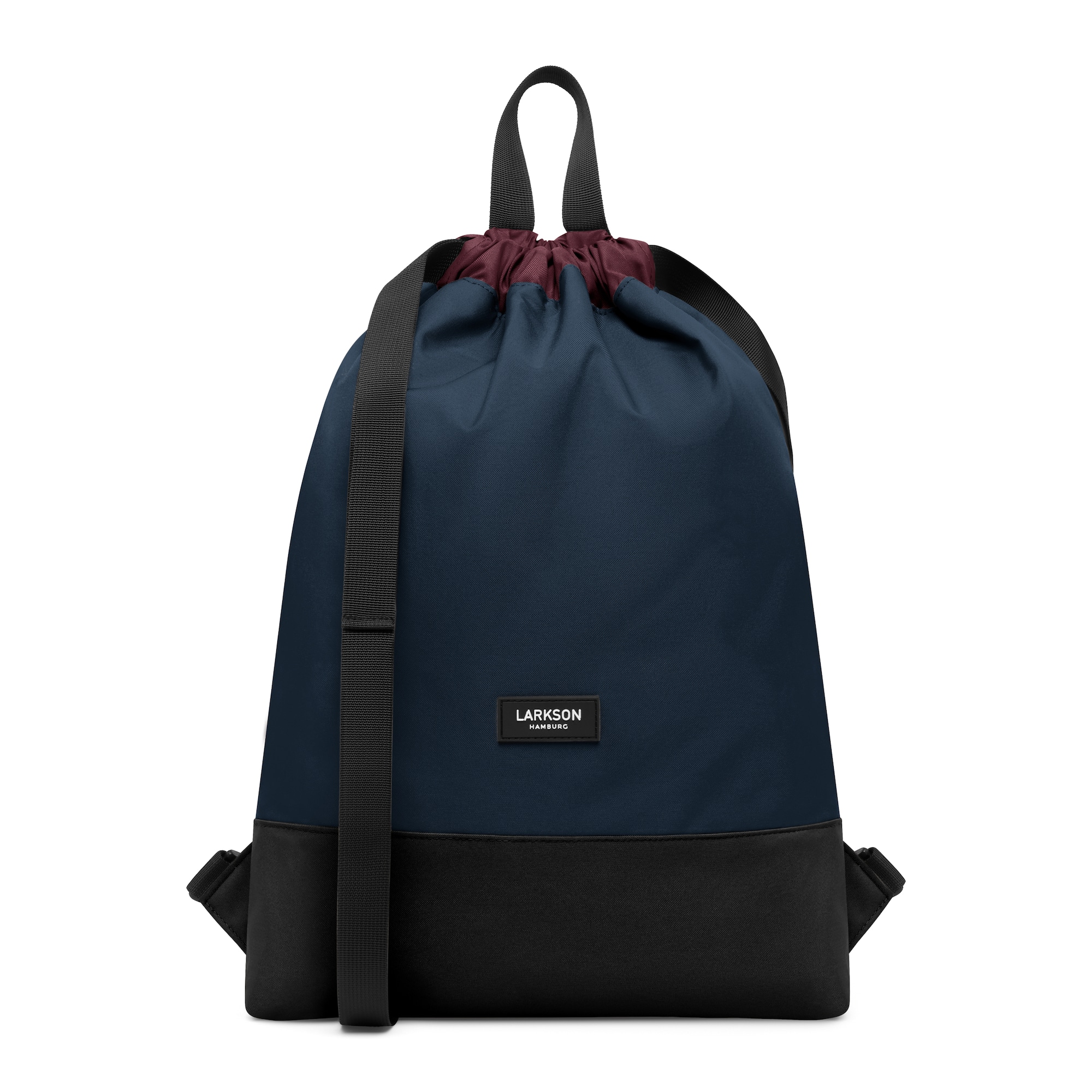 LARKSON Ghiozdan sac No 7 bleumarin / roșu bordeaux / negru