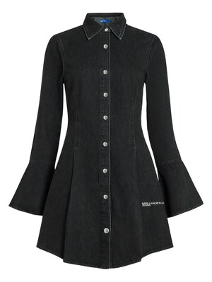 KARL LAGERFELD JEANS Vestido camisero  negro denim