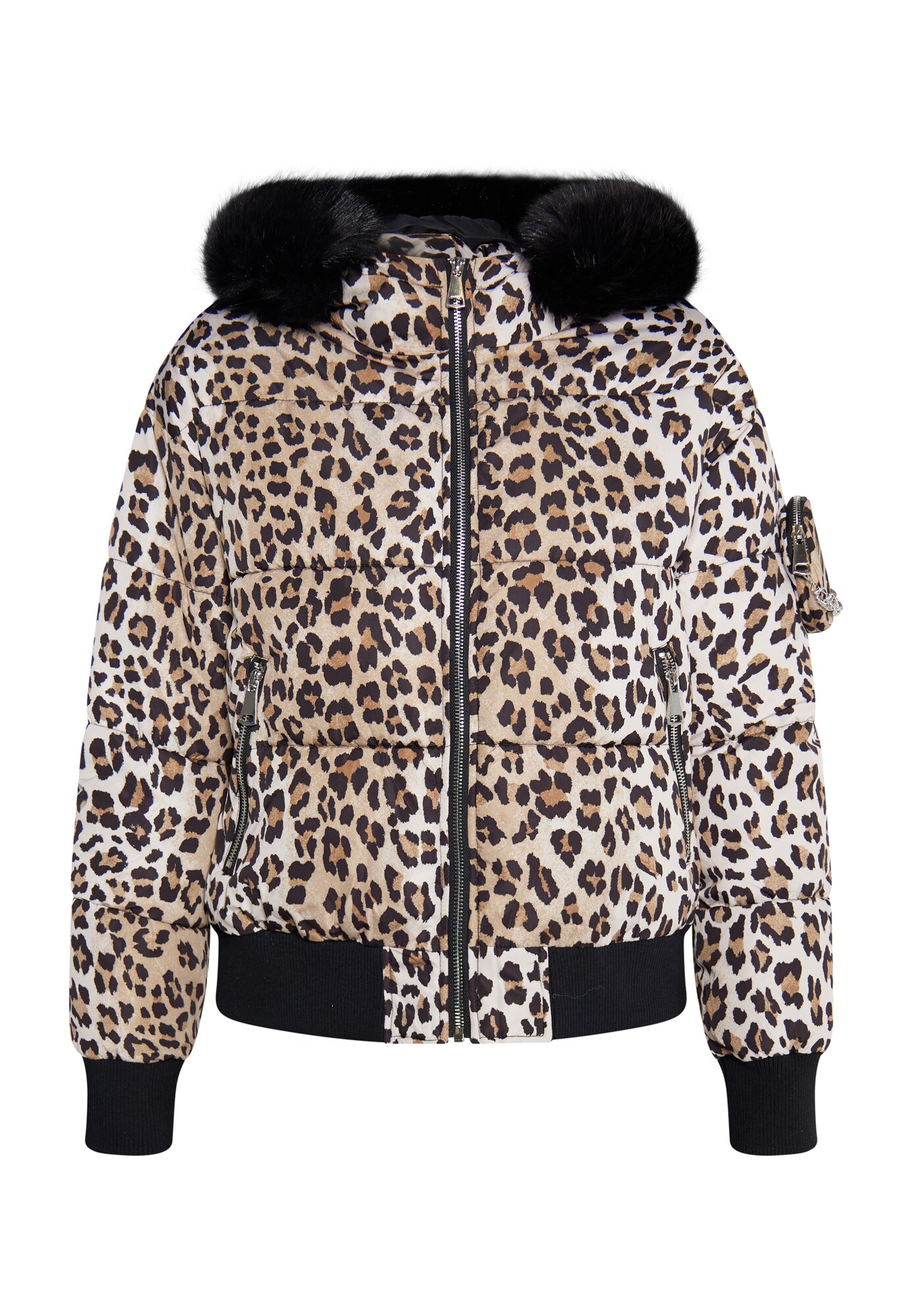 MYMO Geacă de iarnă  bej / maro / negru