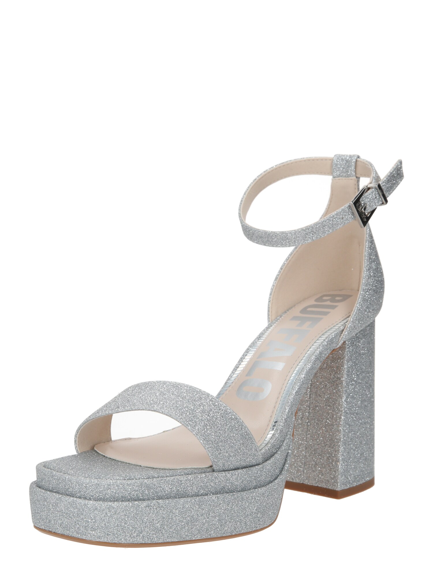 BUFFALO Sandale cu baretă May Neat  argintiu