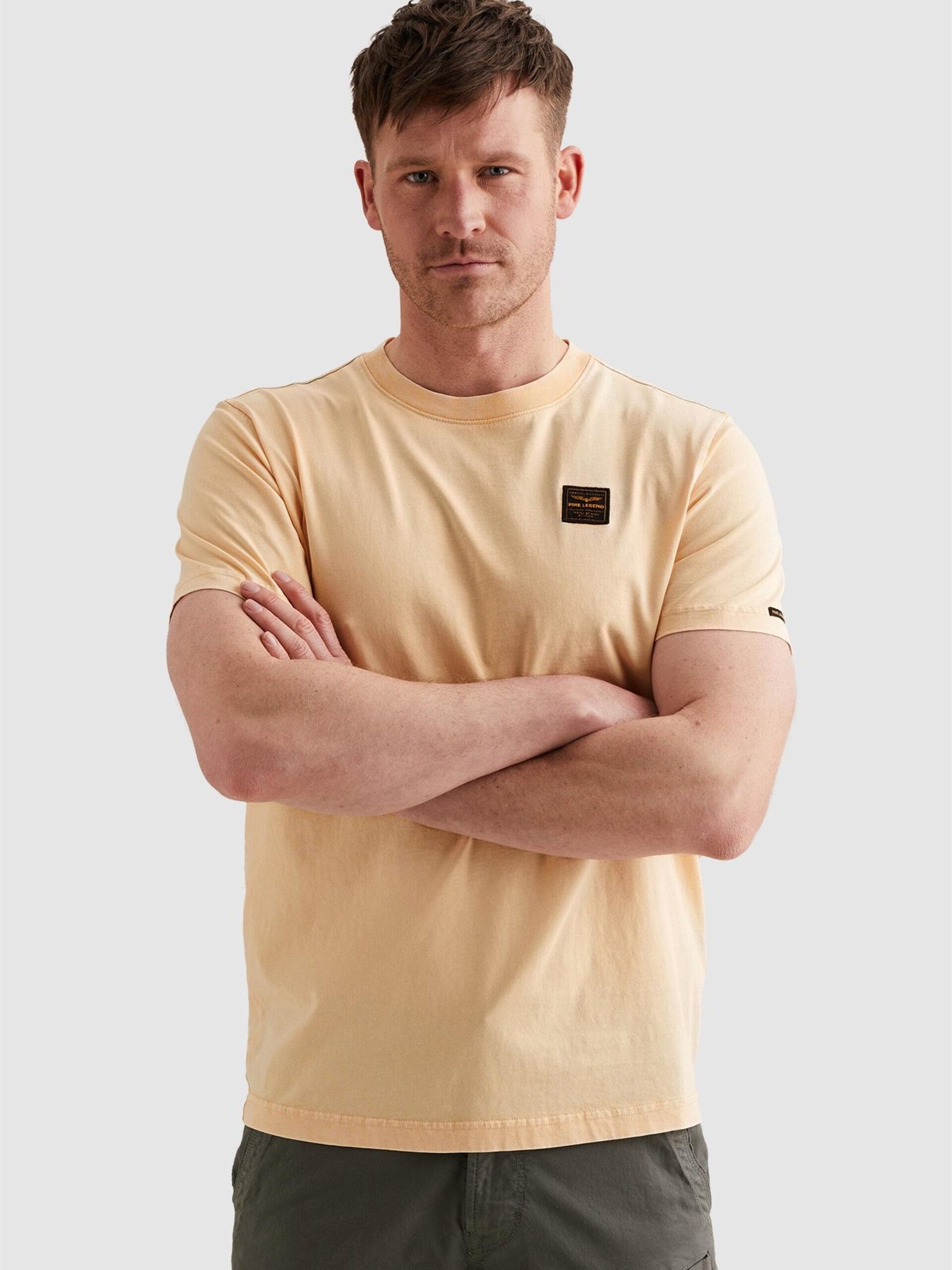 PME Legend T-shirt 'T-shirt with garment-dye wash' herr