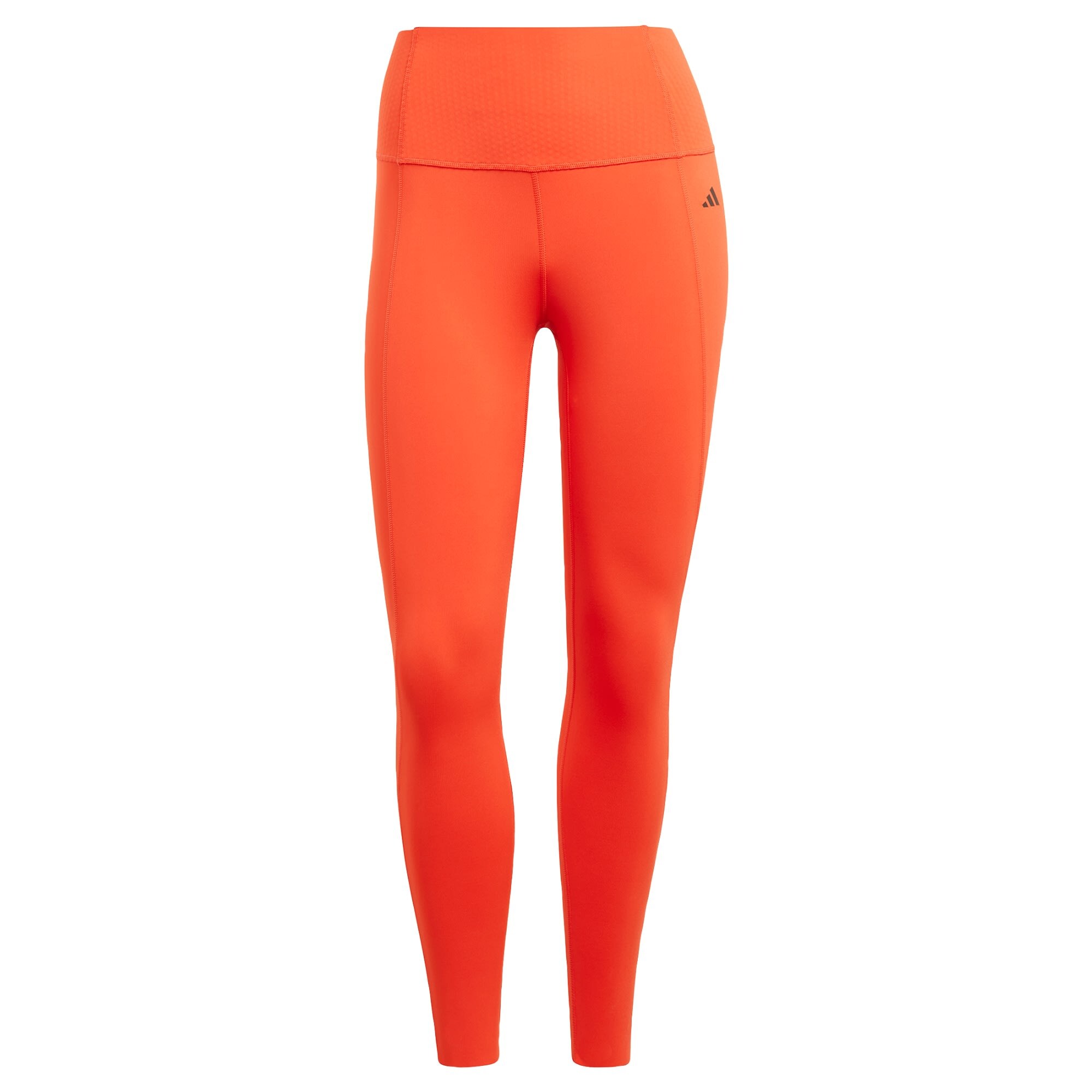 ADIDAS PERFORMANCE Sportske hlače 'Optime Power'  neonsko narančasta / crna