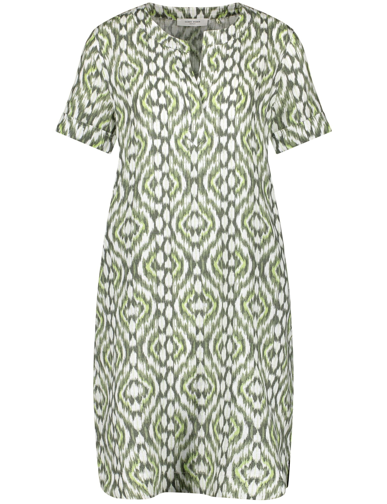 GERRY WEBER Ljetna haljina  boja pijeska / kaki / svijetlozelena