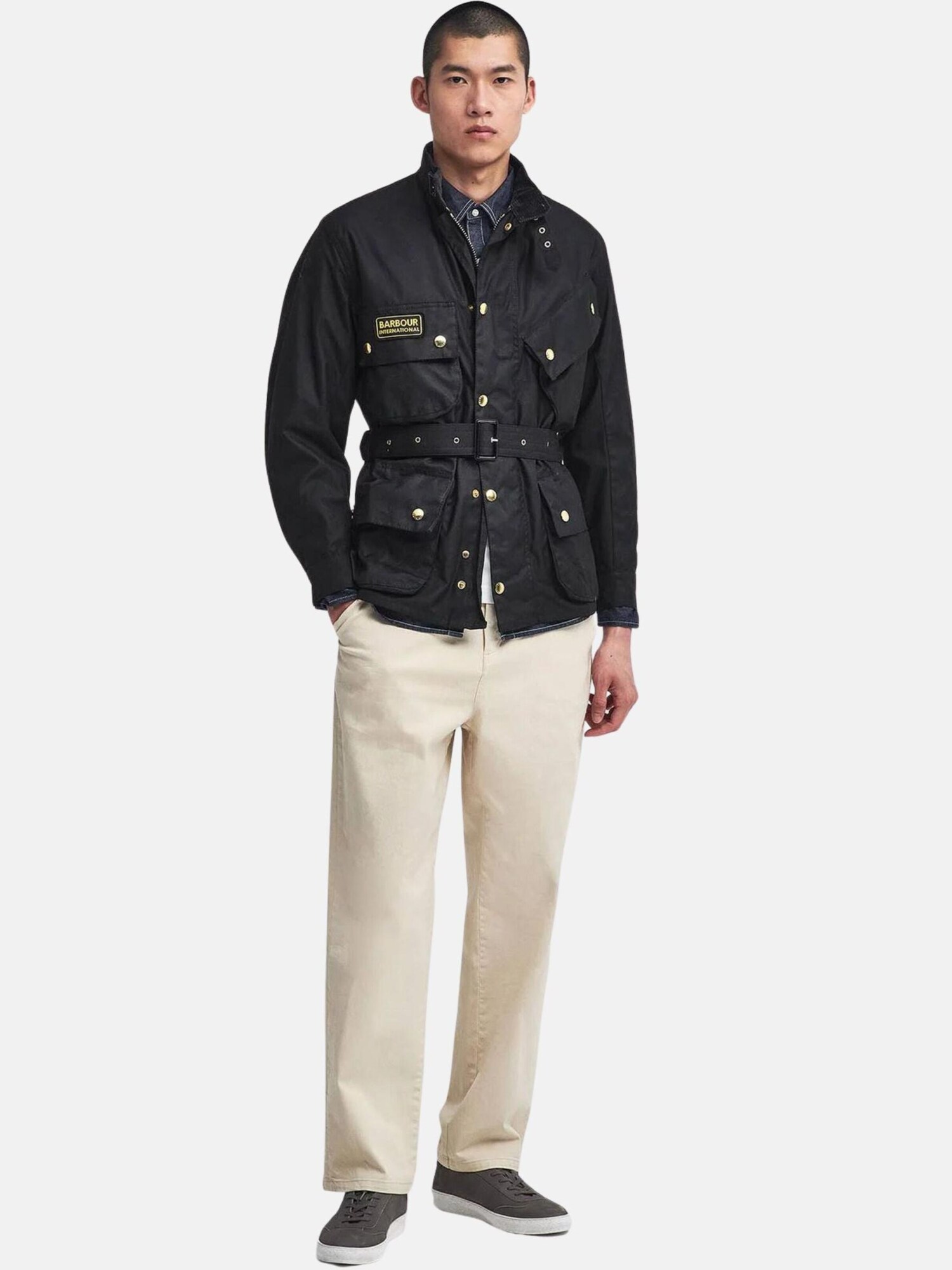 Barbour International Chaqueta de invierno 'INTERNATIONAL ORIGINAL' negro – imagen 2