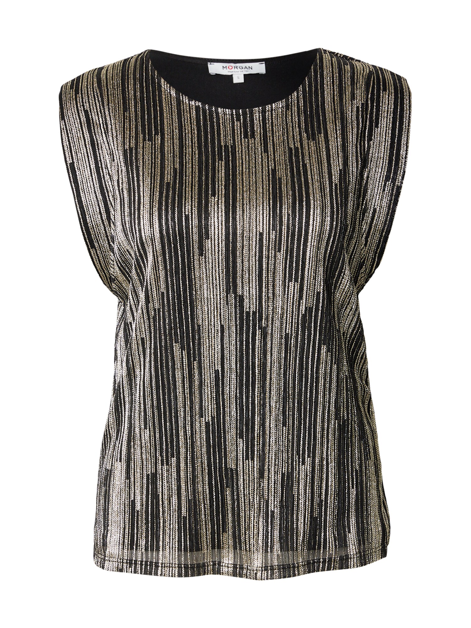 Morgan Top 'DIABO'  oro / negro