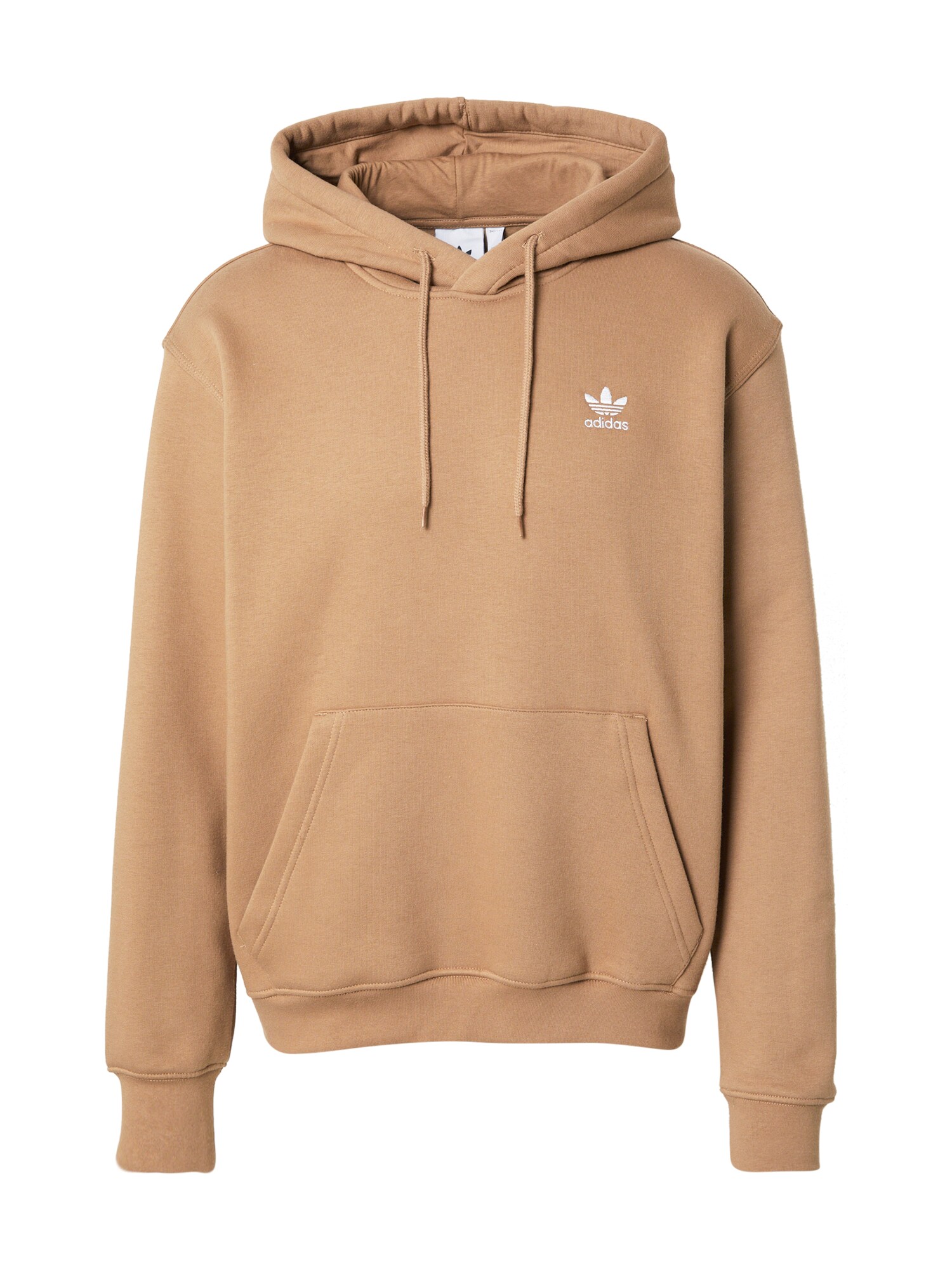 ADIDAS ORIGINALS Mikina 'ESS'  svetlohnedá / biela