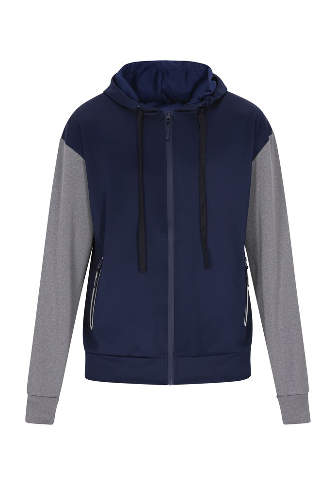 ALEKO Sweatjacke Herren Größe M marine / grau