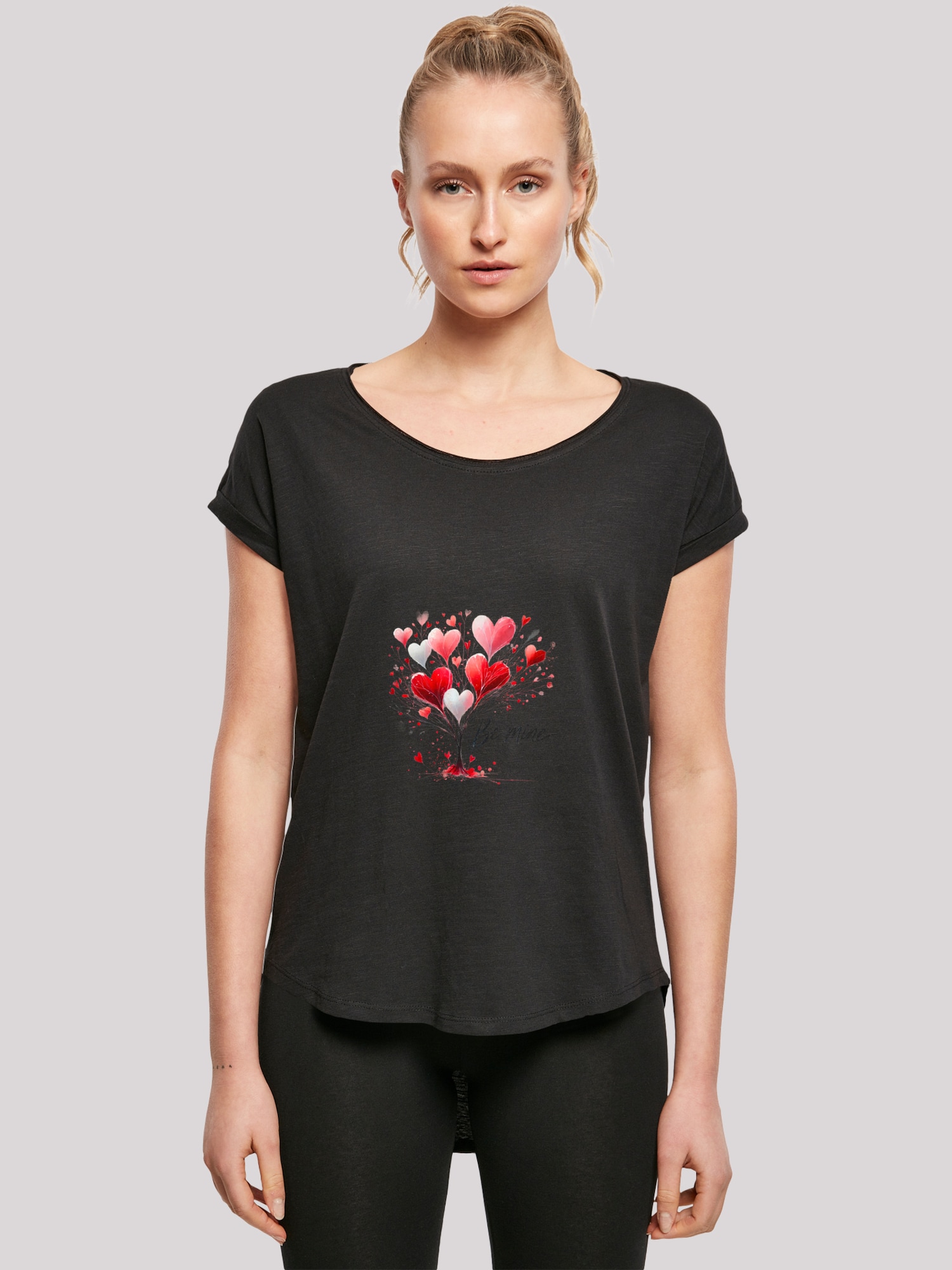 Thumbnail - F4NT4STIC T-Shirt Herzbaum Be Mine!