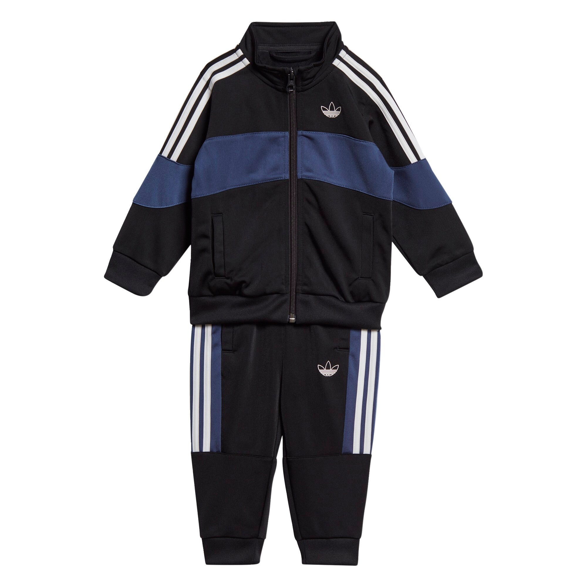 ADIDAS ORIGINALS Laisvalaikio kostiumas  juoda / balta / tamsiai mėlyna