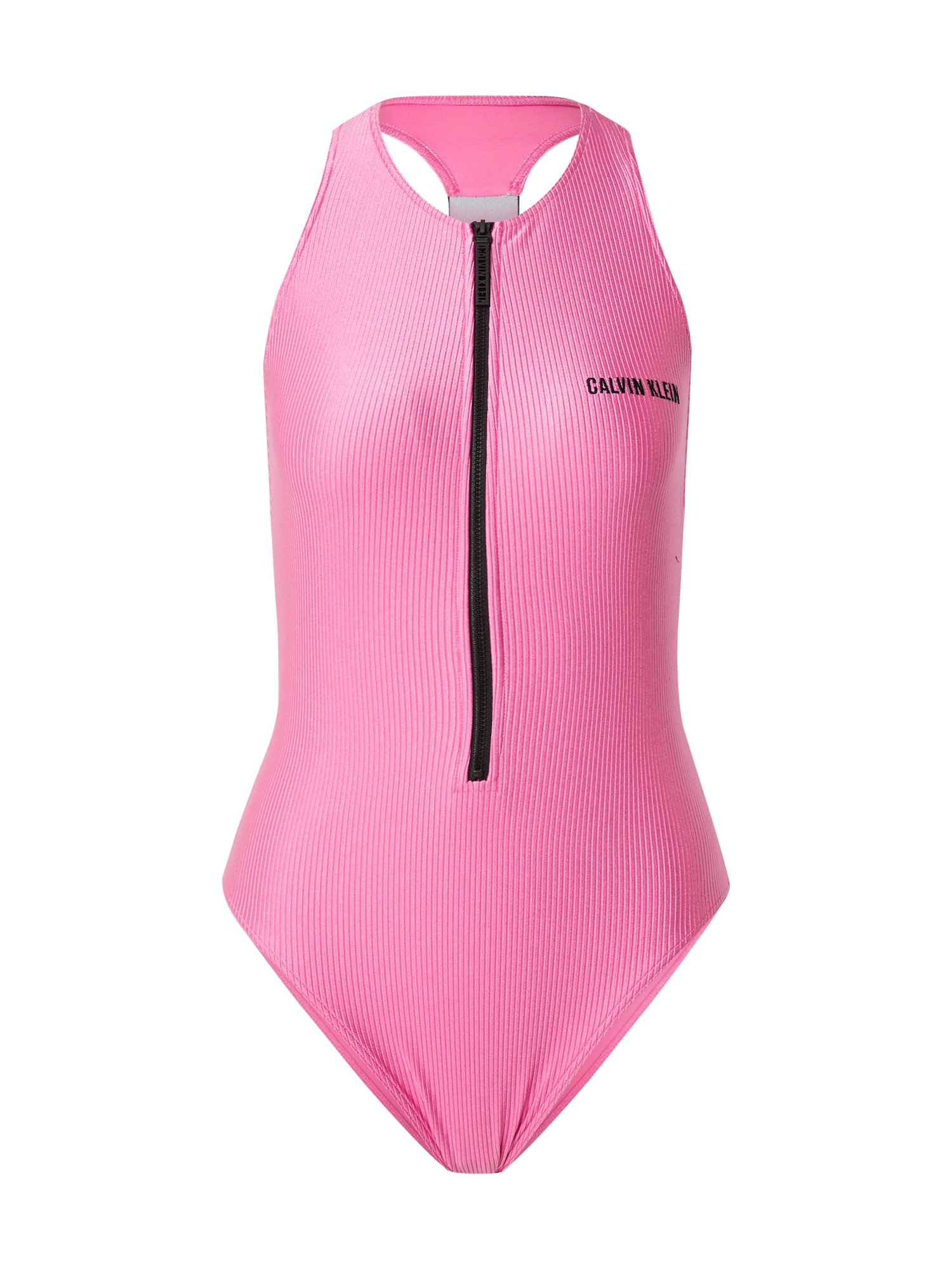 Calvin Klein Swimwear Maudymosi kostiumėlis šviesiai rožinė / juoda / balta