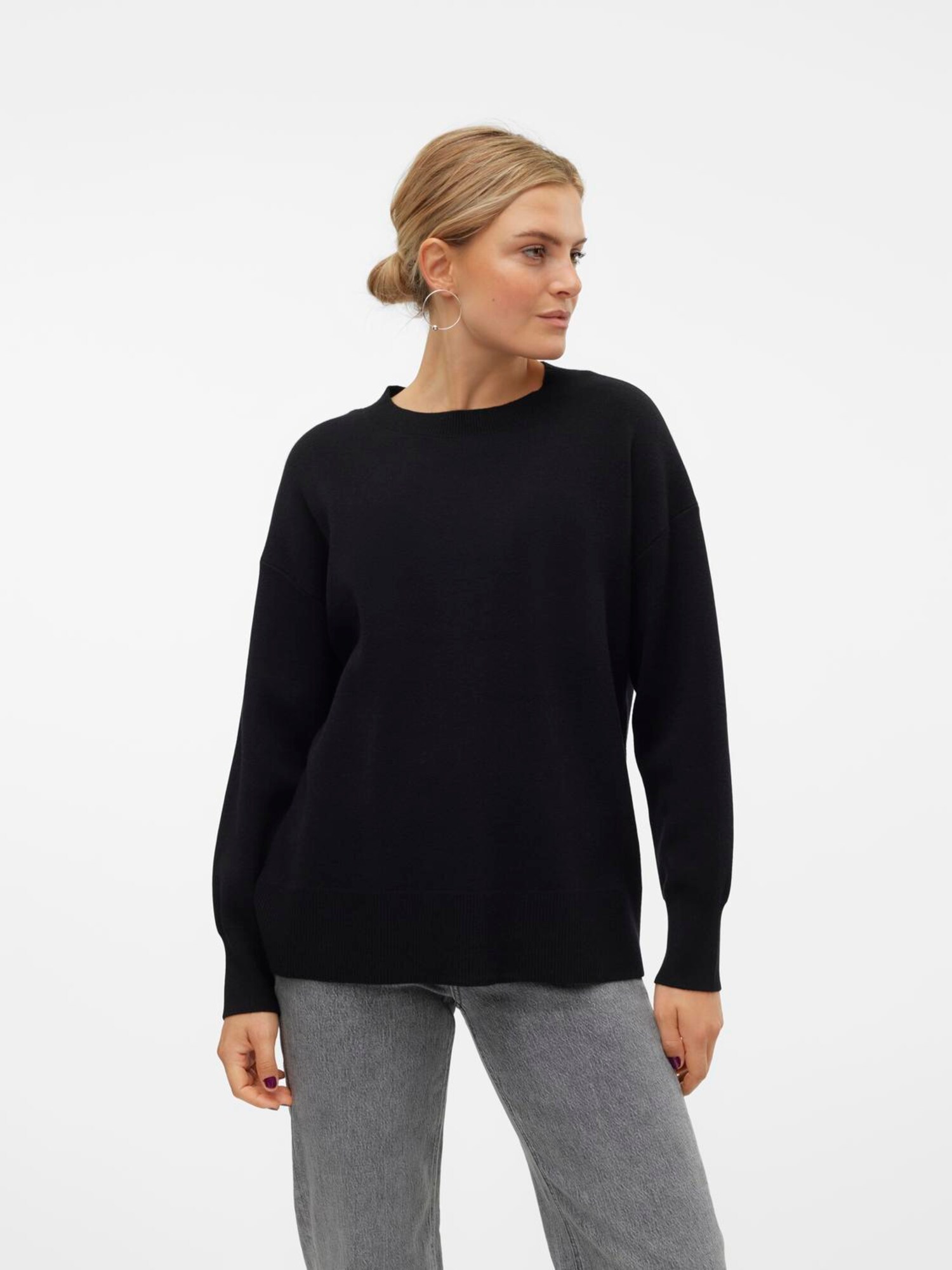 VERO MODA Pulóver 'NANCY'  fekete termék 2. képe