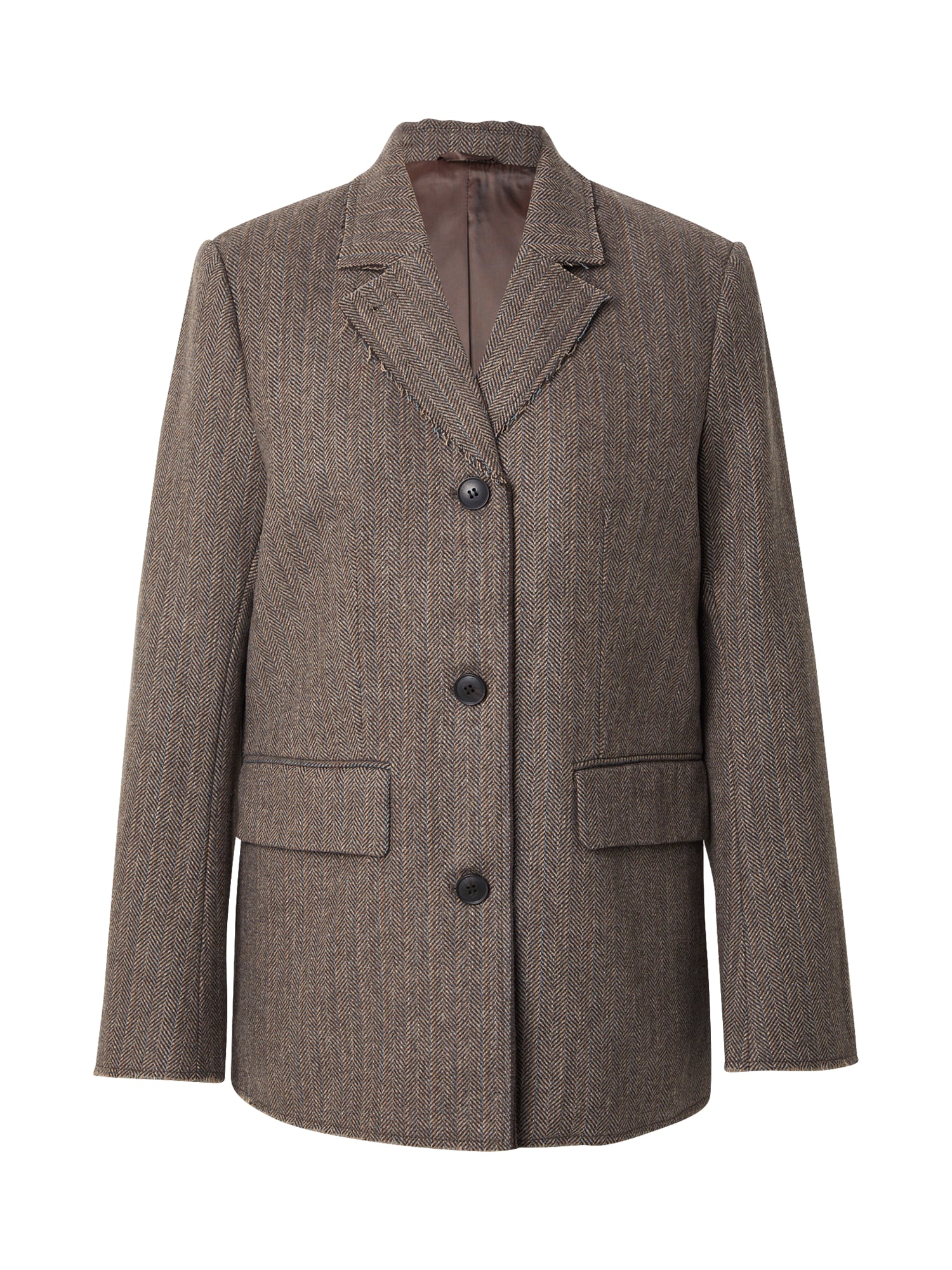 WEEKDAY Blazer 'Esme'  dimno modra / barva blata / temno siva