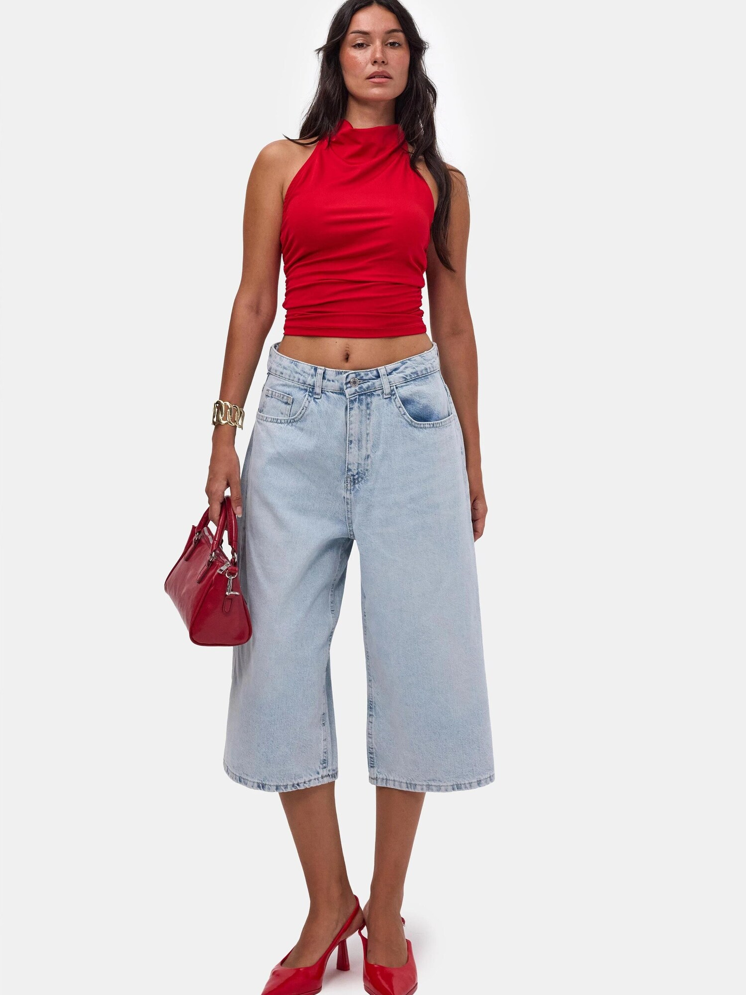 It's Basic Its Basic Jeans Super Baggy Bermuda Short