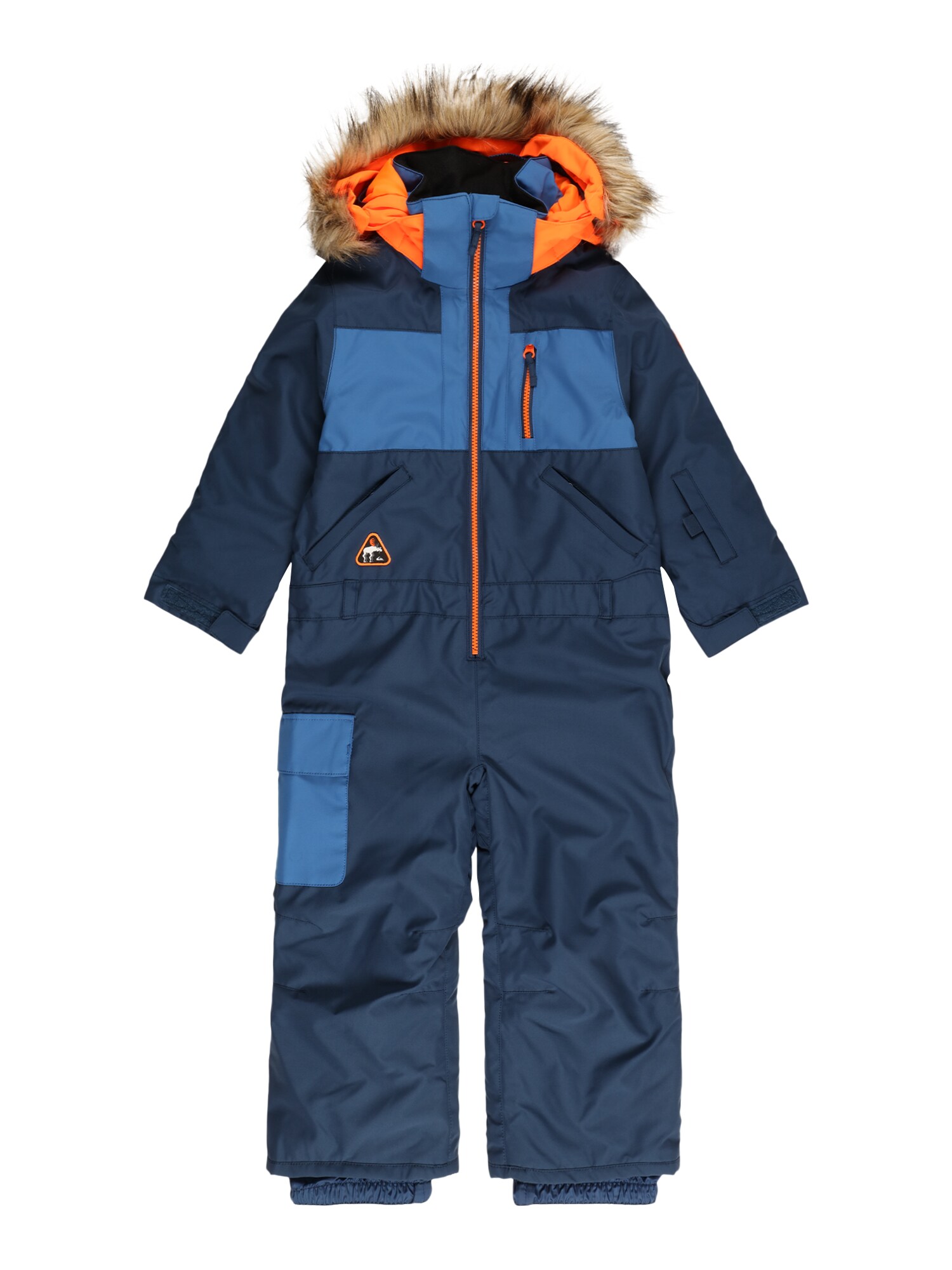 QUIKSILVER Sporta tērps 'ROOKIE' tumši zils / debeszils / gaiši brūns / oranžs